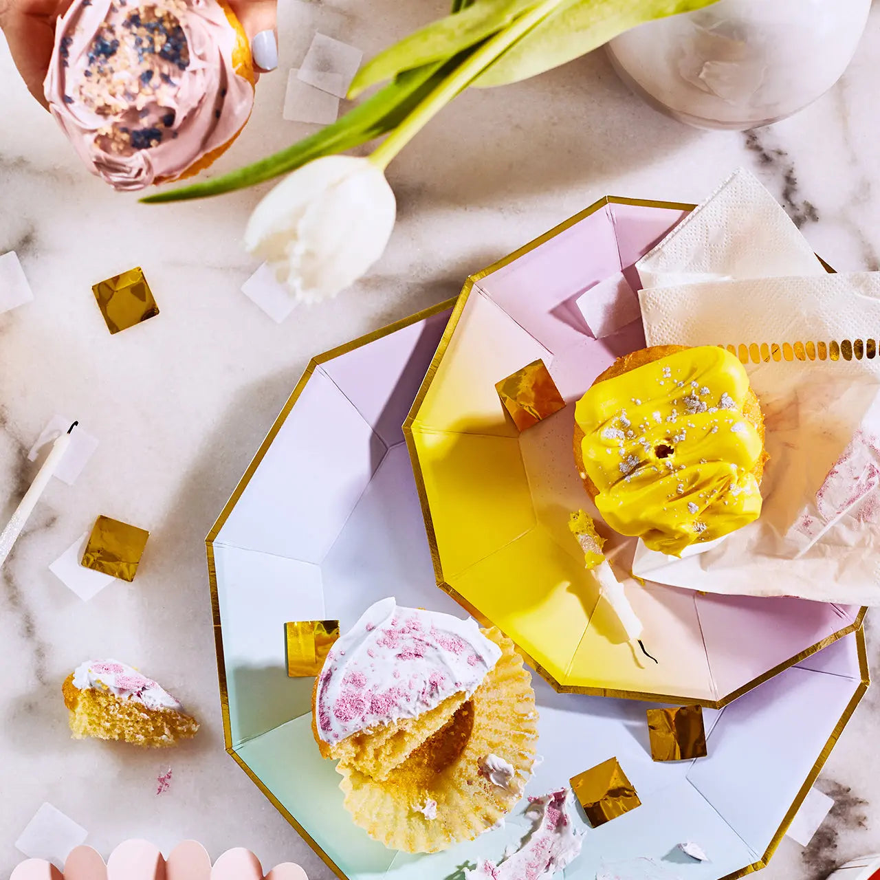 Yes Way, Ombre Small Plates (10 per pack) Coterie