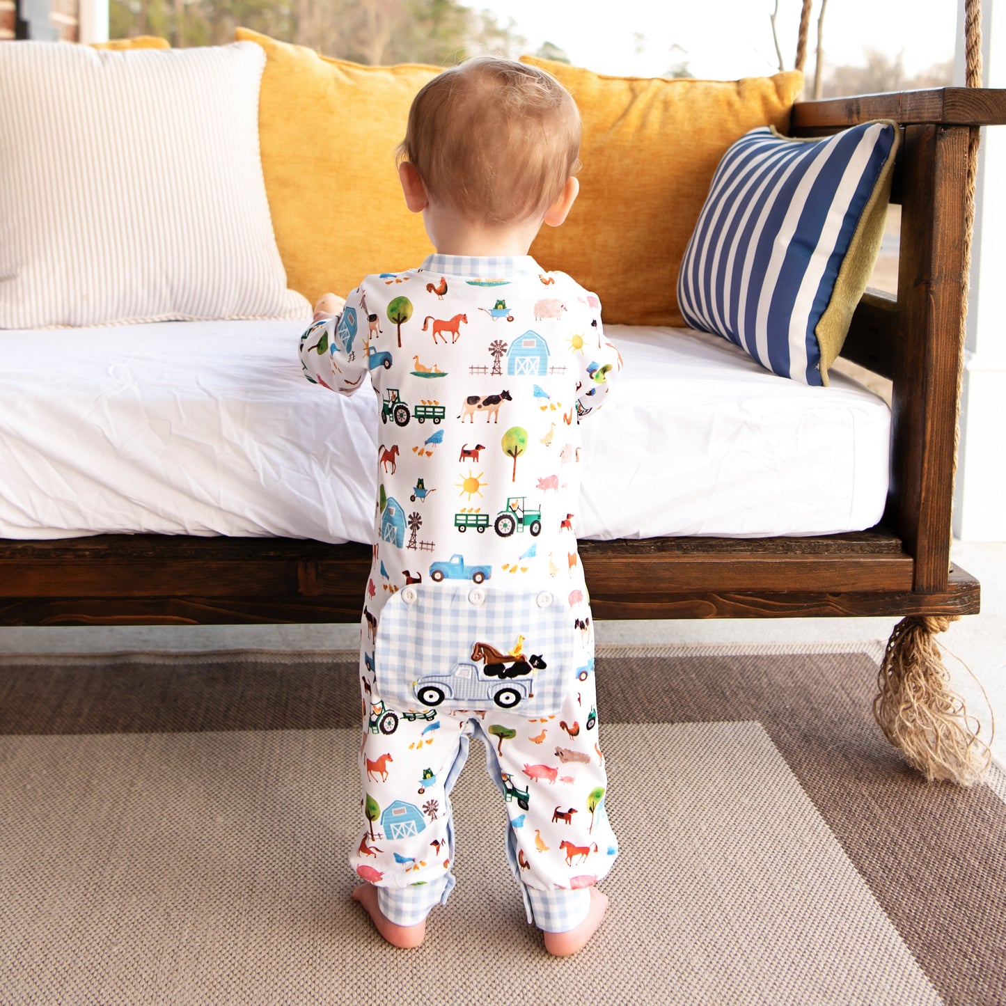 Farm Truck Romper - Latchkey