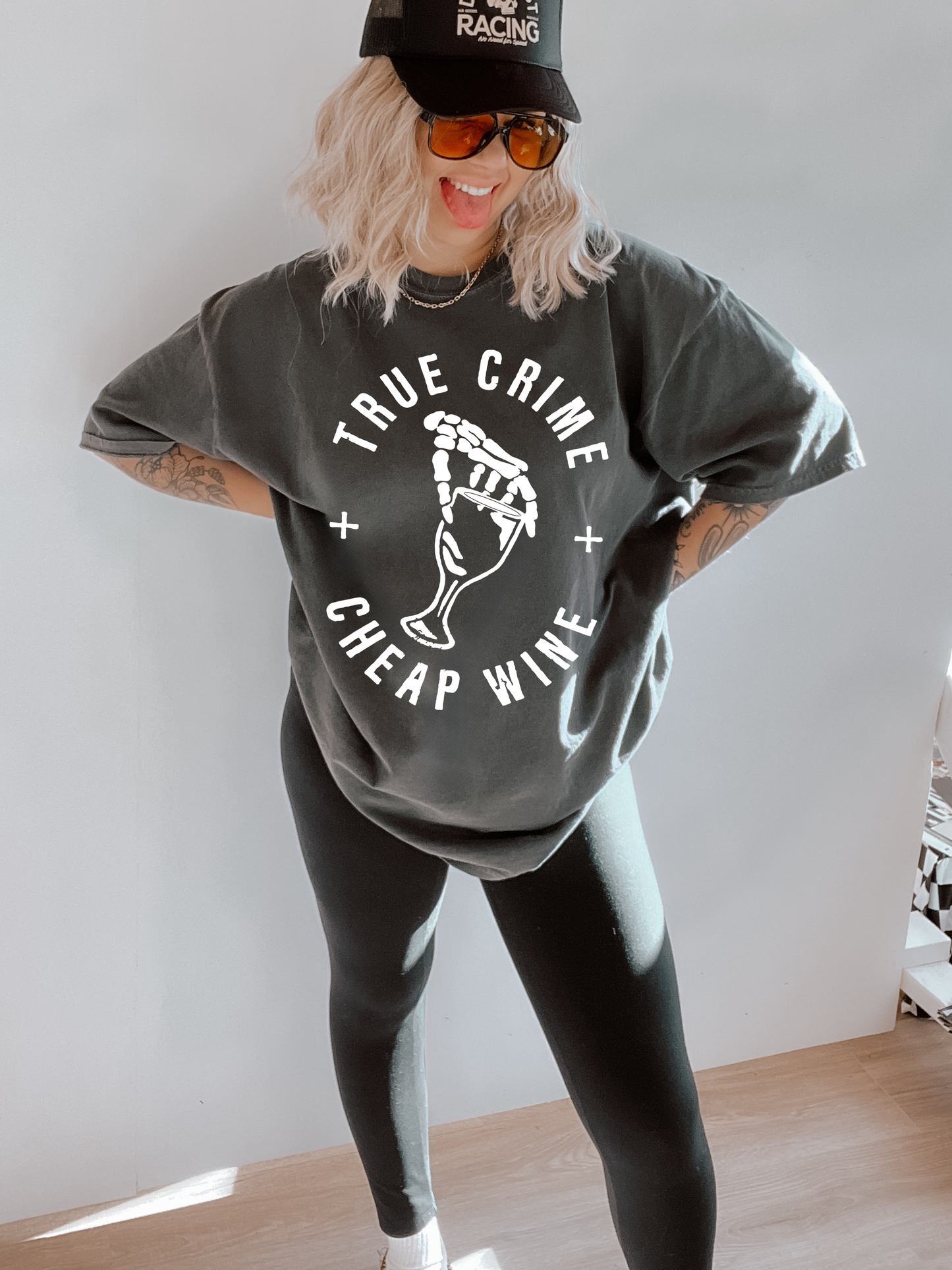 True Crime + Cheap Wine Graphic Tee