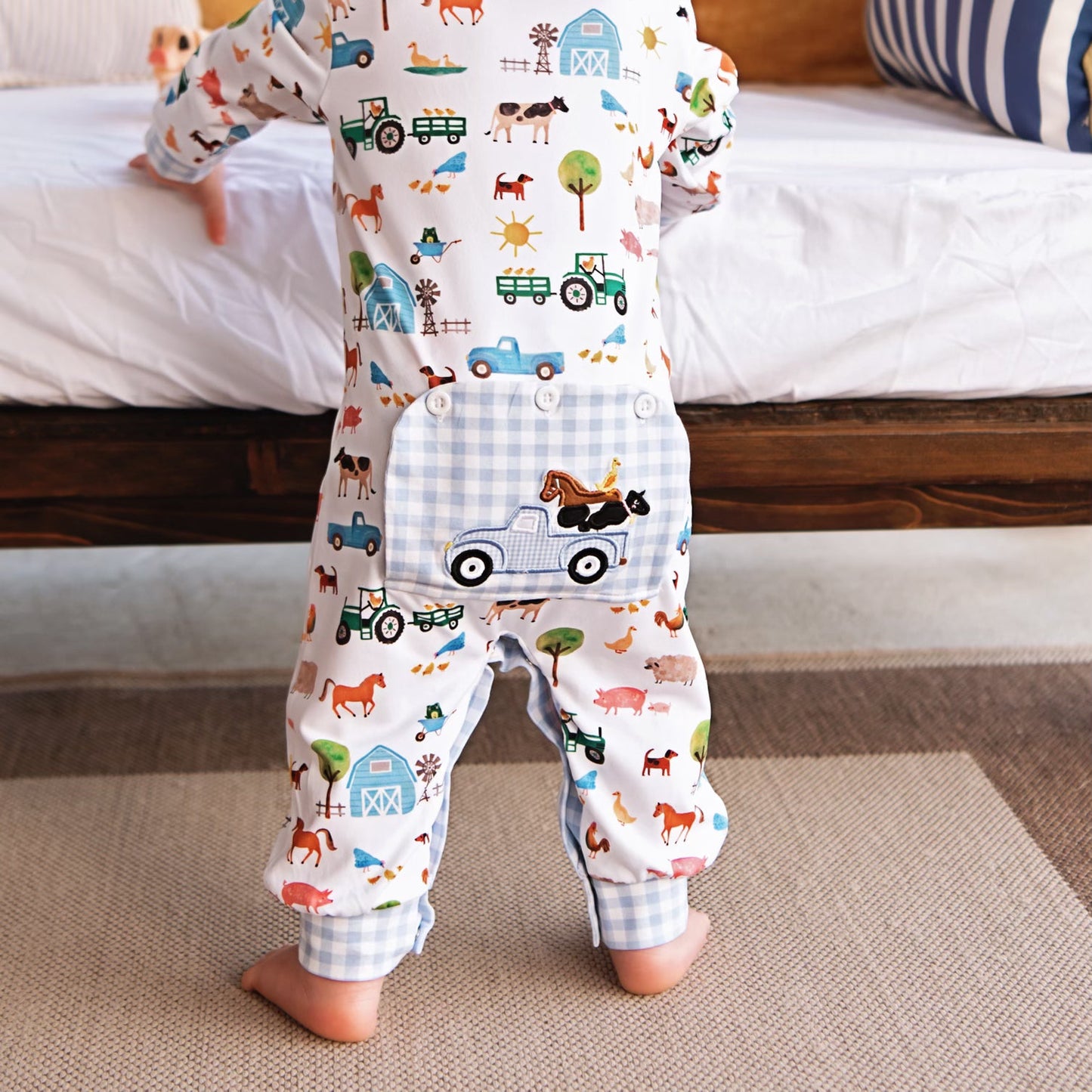 Farm Truck Romper - Latchkey