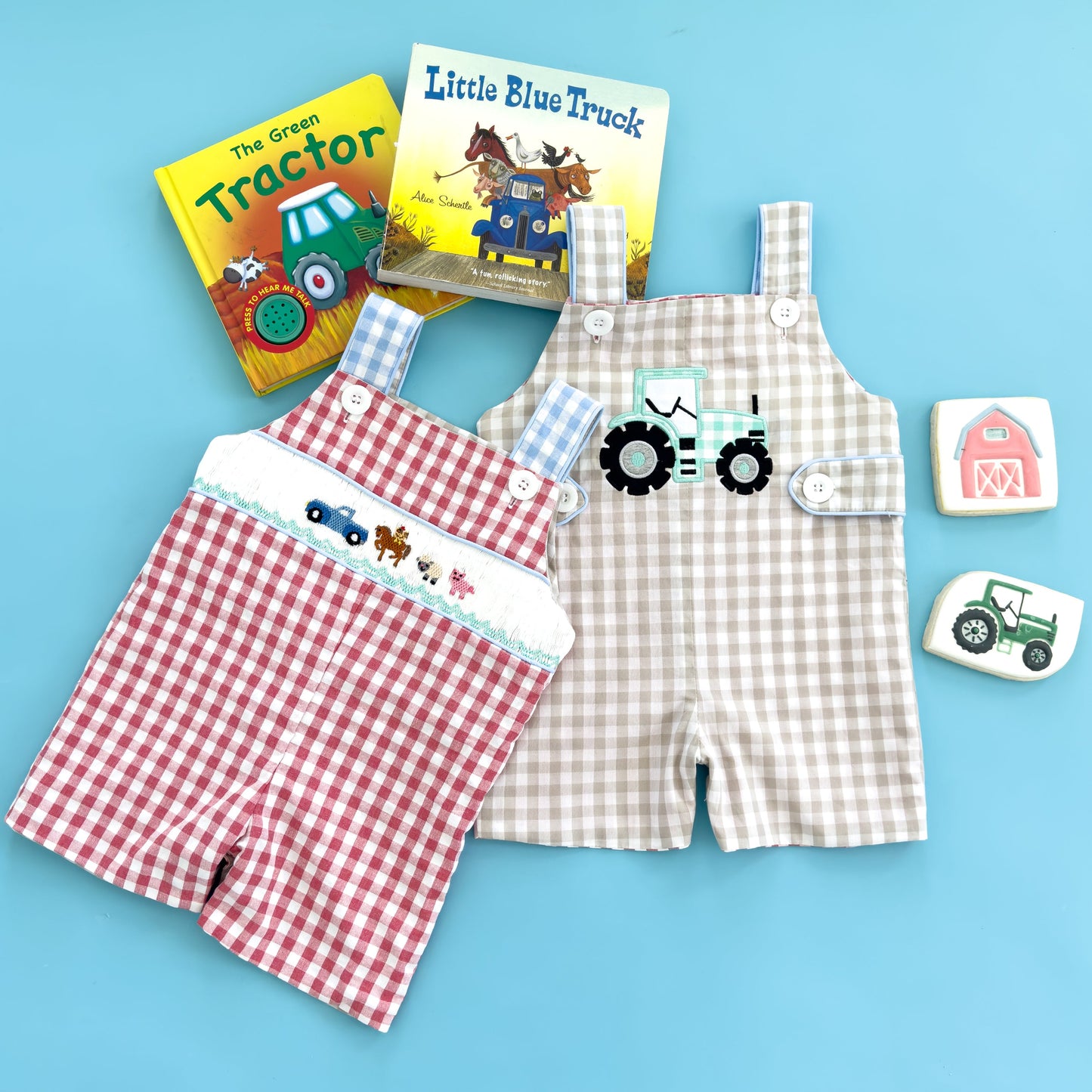 Reversible Tractor / Little Blue Farm Truck Jon Jon - Latchkey