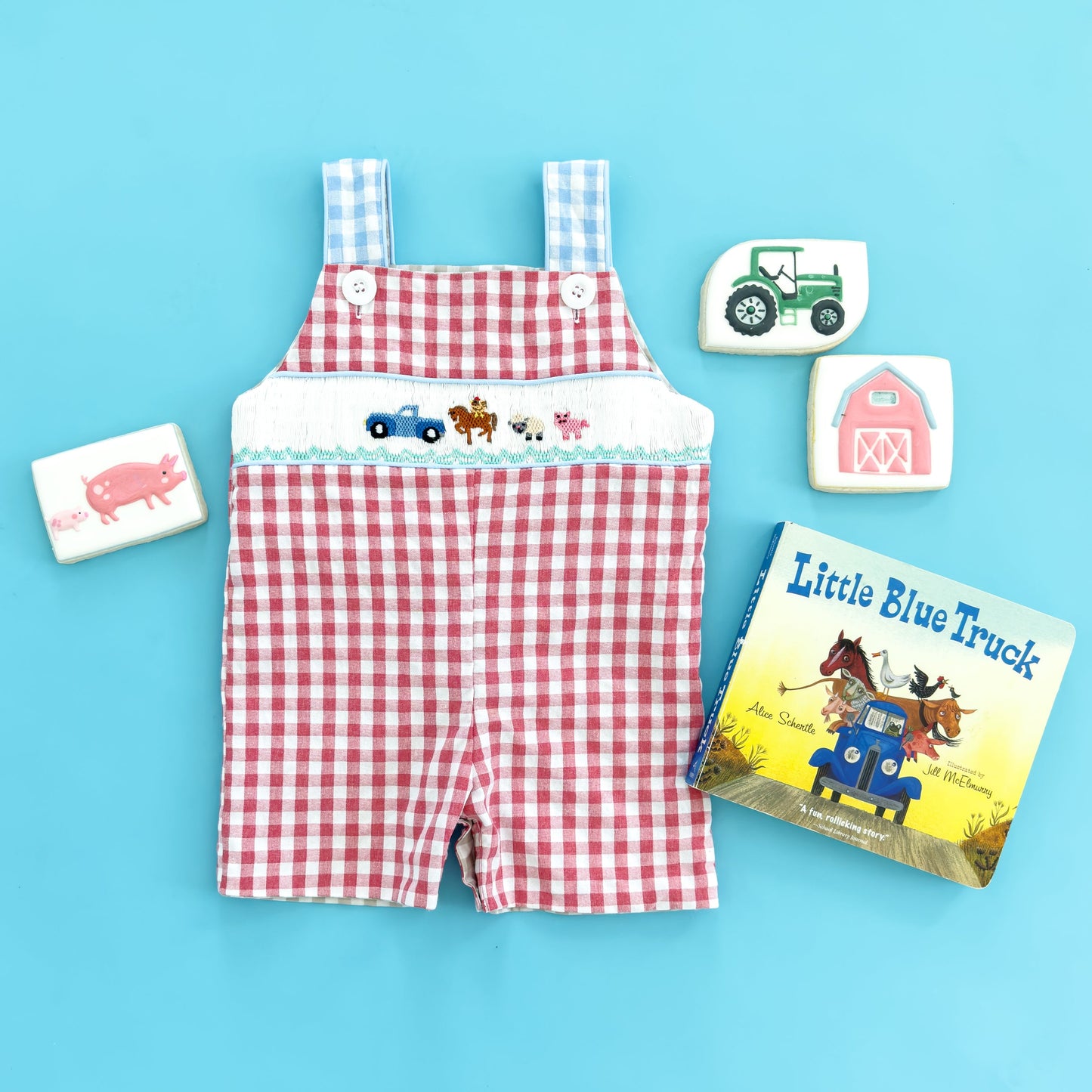 Reversible Tractor / Little Blue Farm Truck Jon Jon - Latchkey