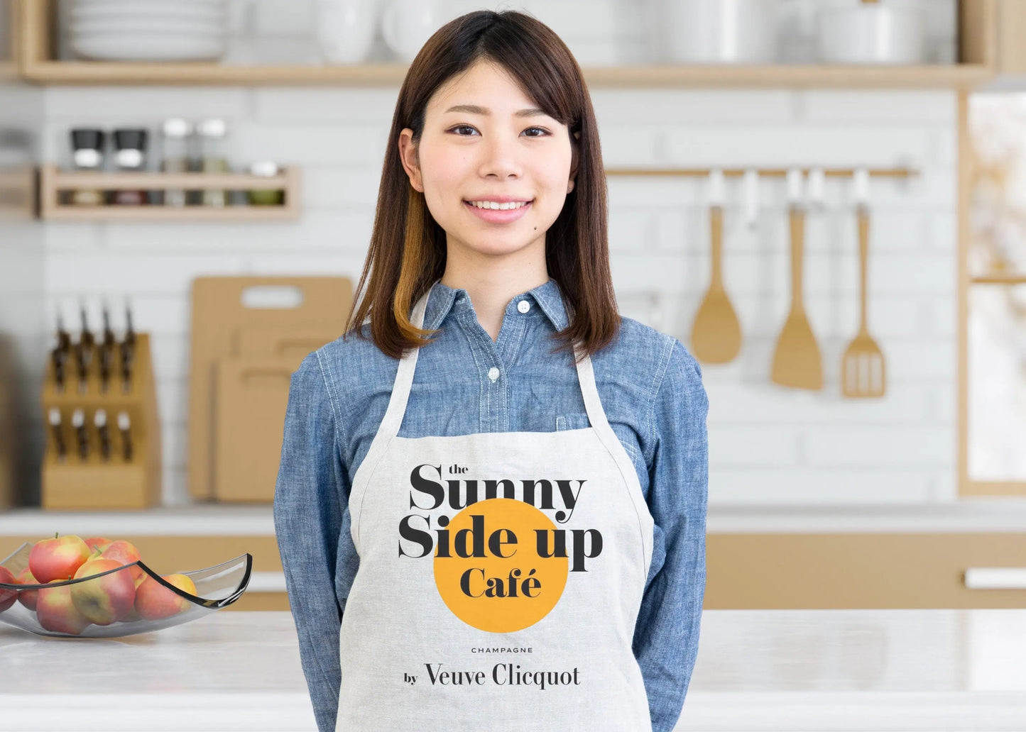 Champagne Label Apron Veuve Latchkey