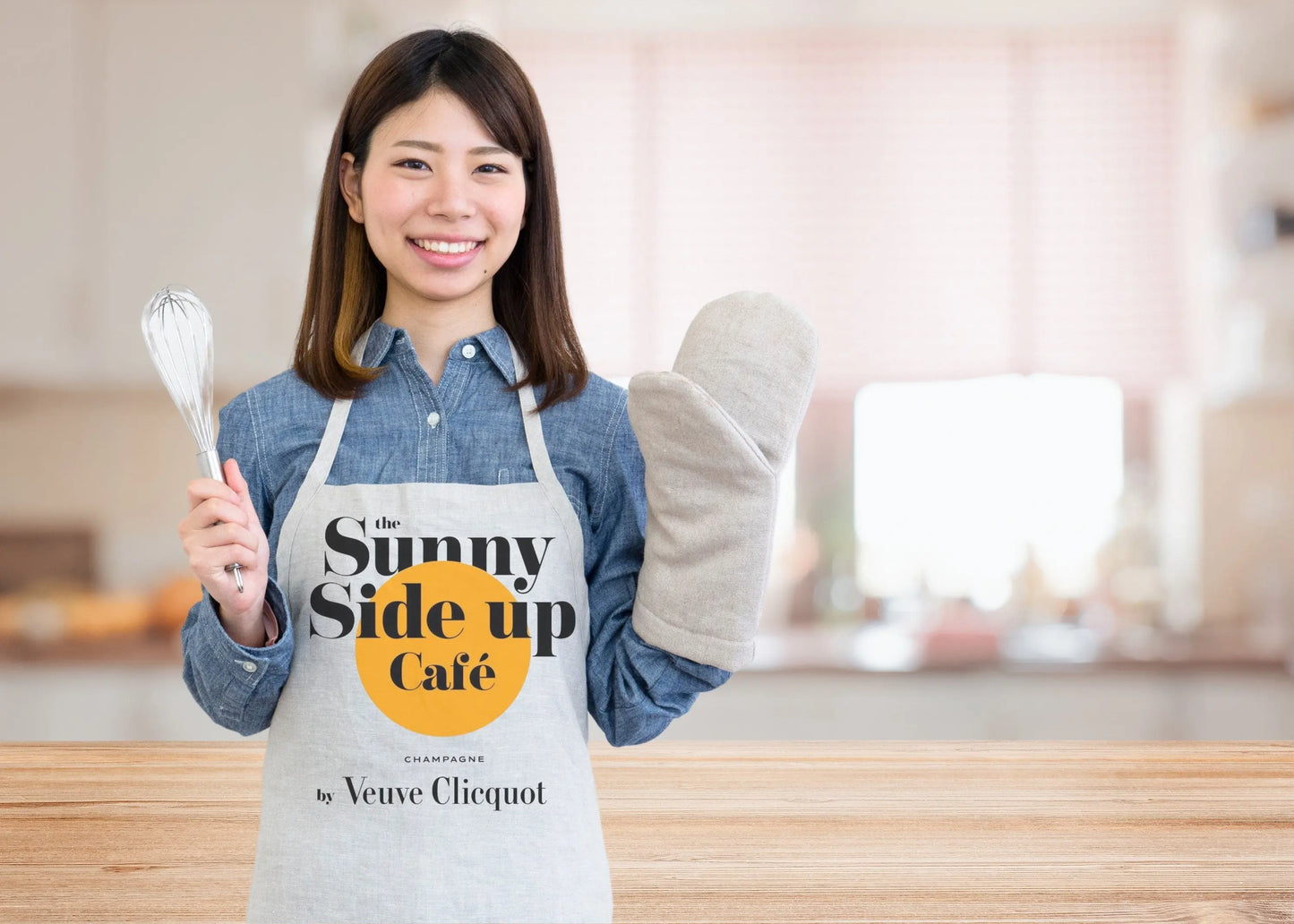 Champagne Label Apron Veuve Latchkey