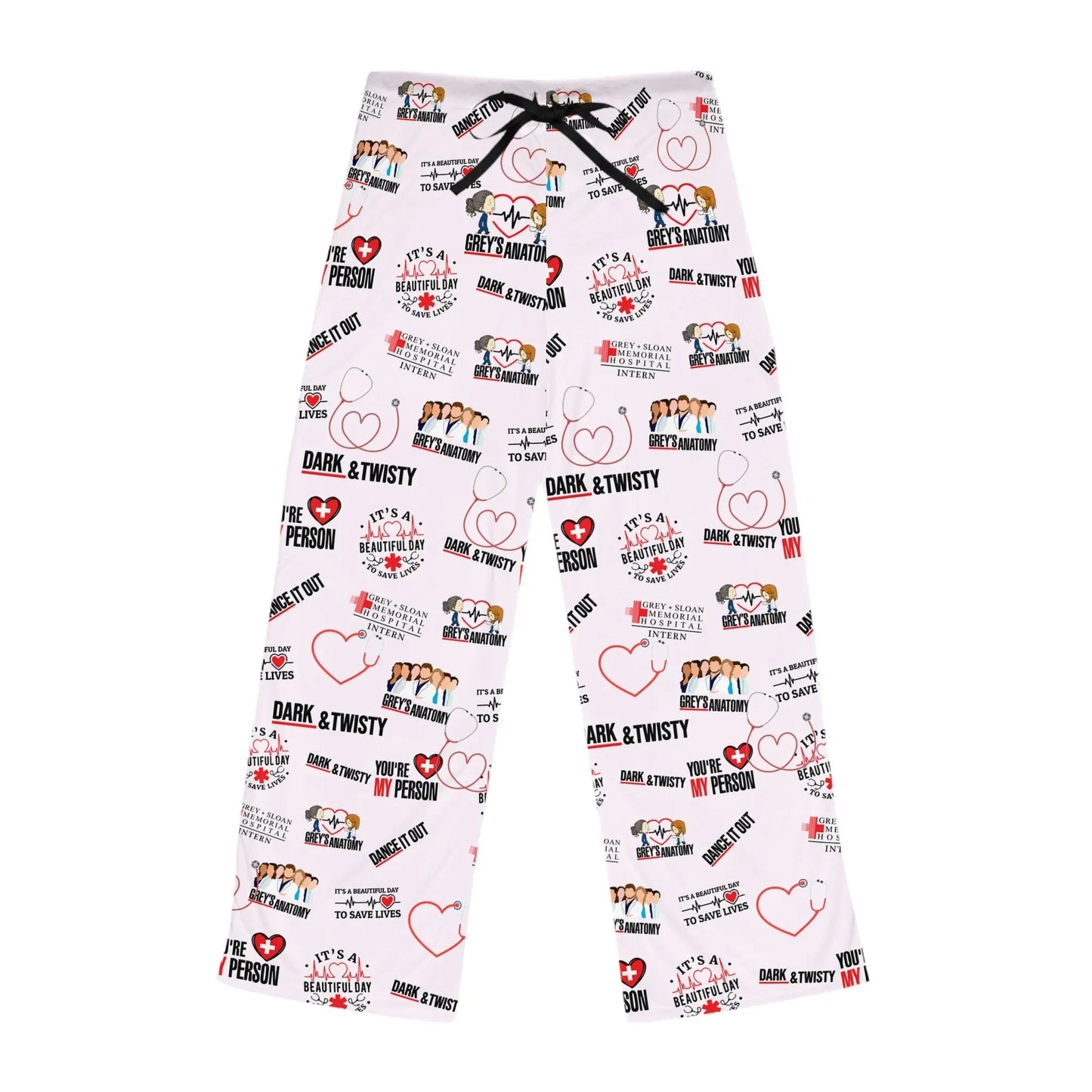 Greys Anatomy Women's Pajama Pants PJ Bottoms Valentines gift for her gift for mom wife girlfriend Greys Anatomy Fans Youre my person Latchkey