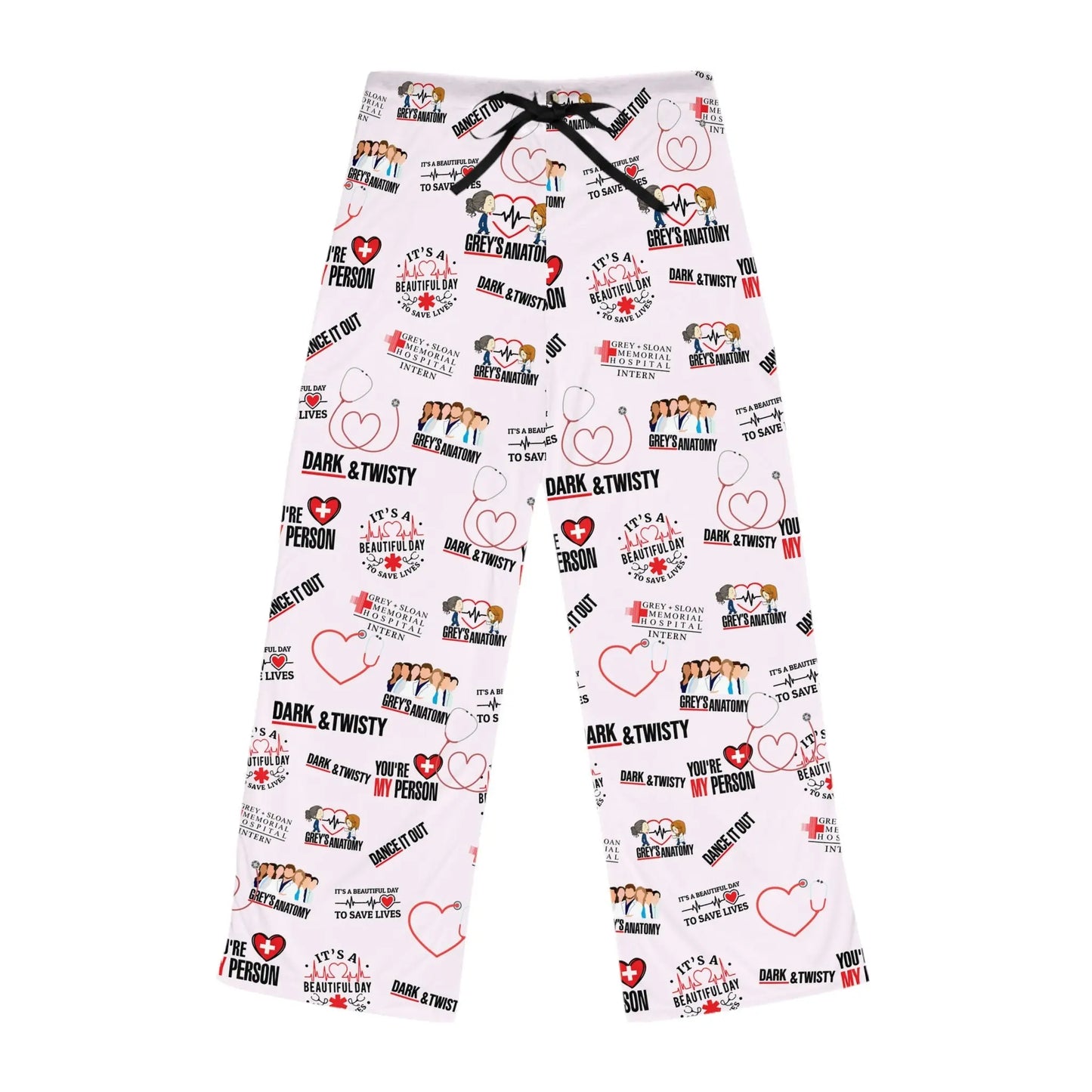 Greys Anatomy Women's Pajama Pants PJ Bottoms Valentines gift for her gift for mom wife girlfriend Greys Anatomy Fans Youre my person Latchkey