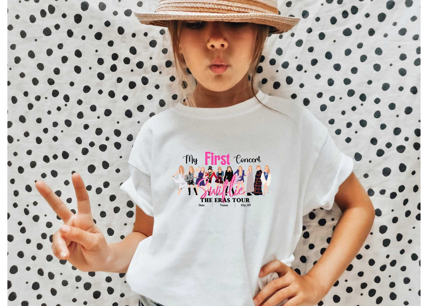 My First Swiftie Concert Kids T-Shirt Latchkey