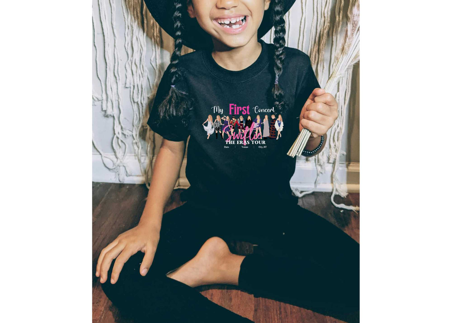 My First Swiftie Concert Kids T-Shirt Latchkey