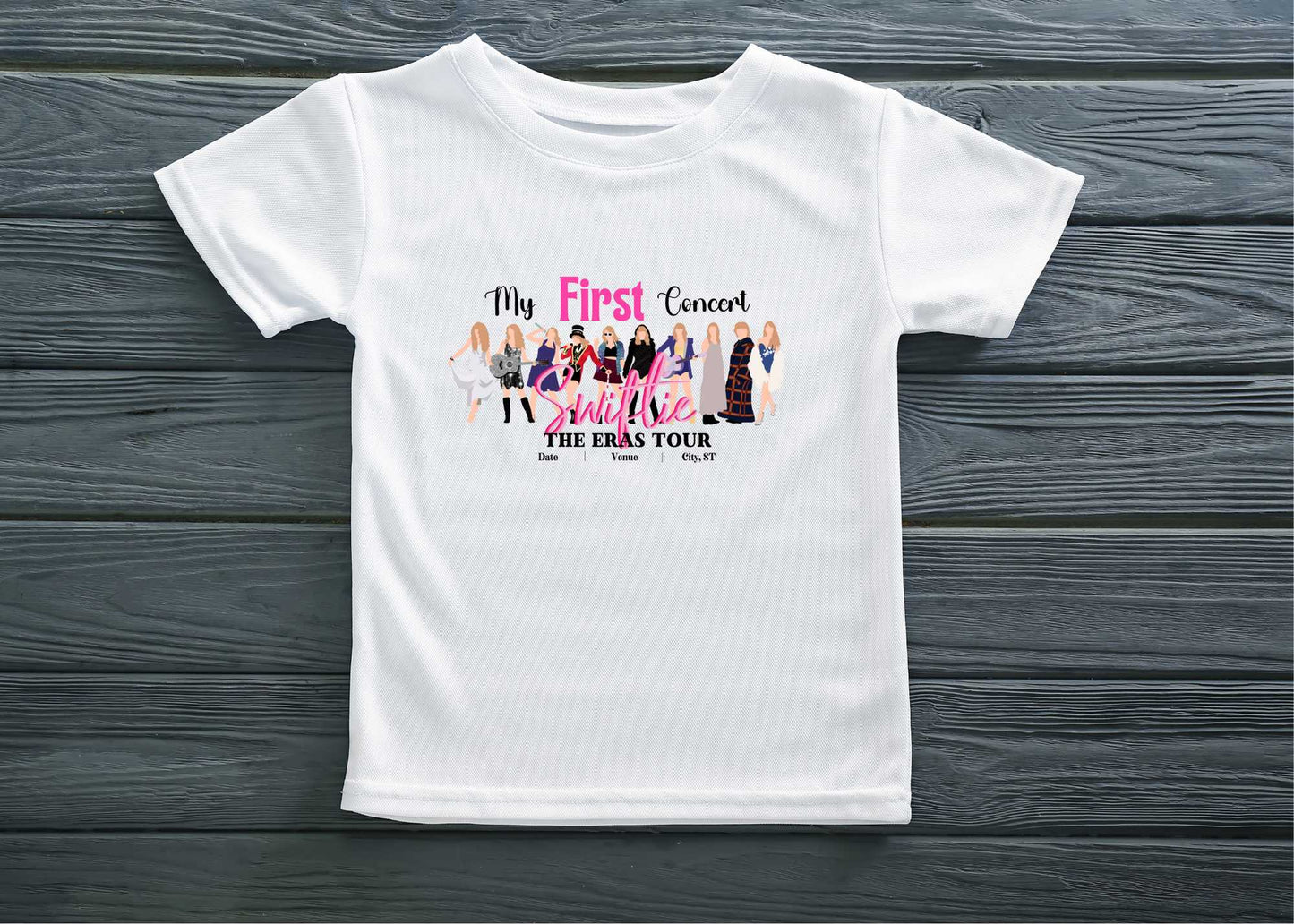My First Swiftie Concert Kids T-Shirt Latchkey