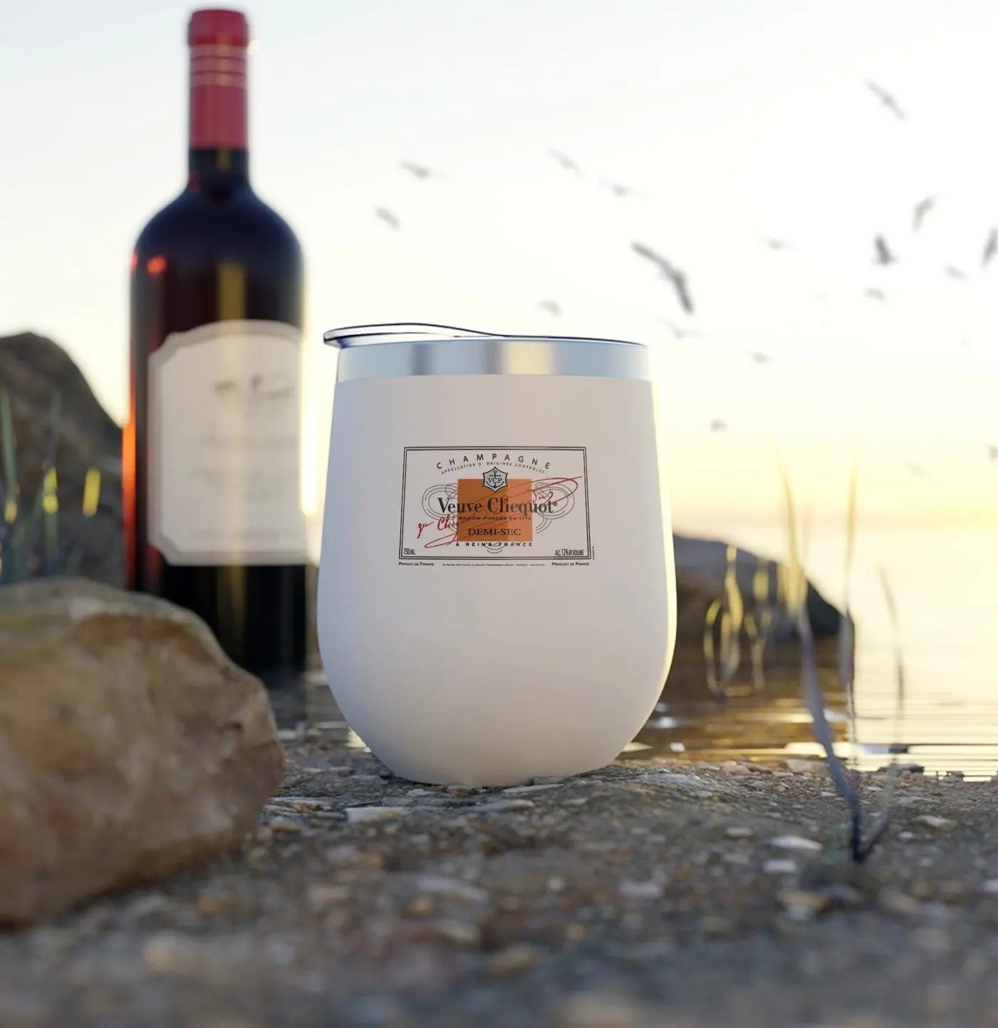 Veuve Champagne Copper Vacuum Insulated Tumbler, Perfect for Bachelorette or Bridesmaids Gifts, matching girls trip cocktails! Latchkey