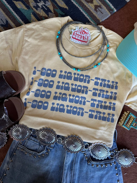 1-800-Liquour-Talk Graphic Tee Wild Junkie