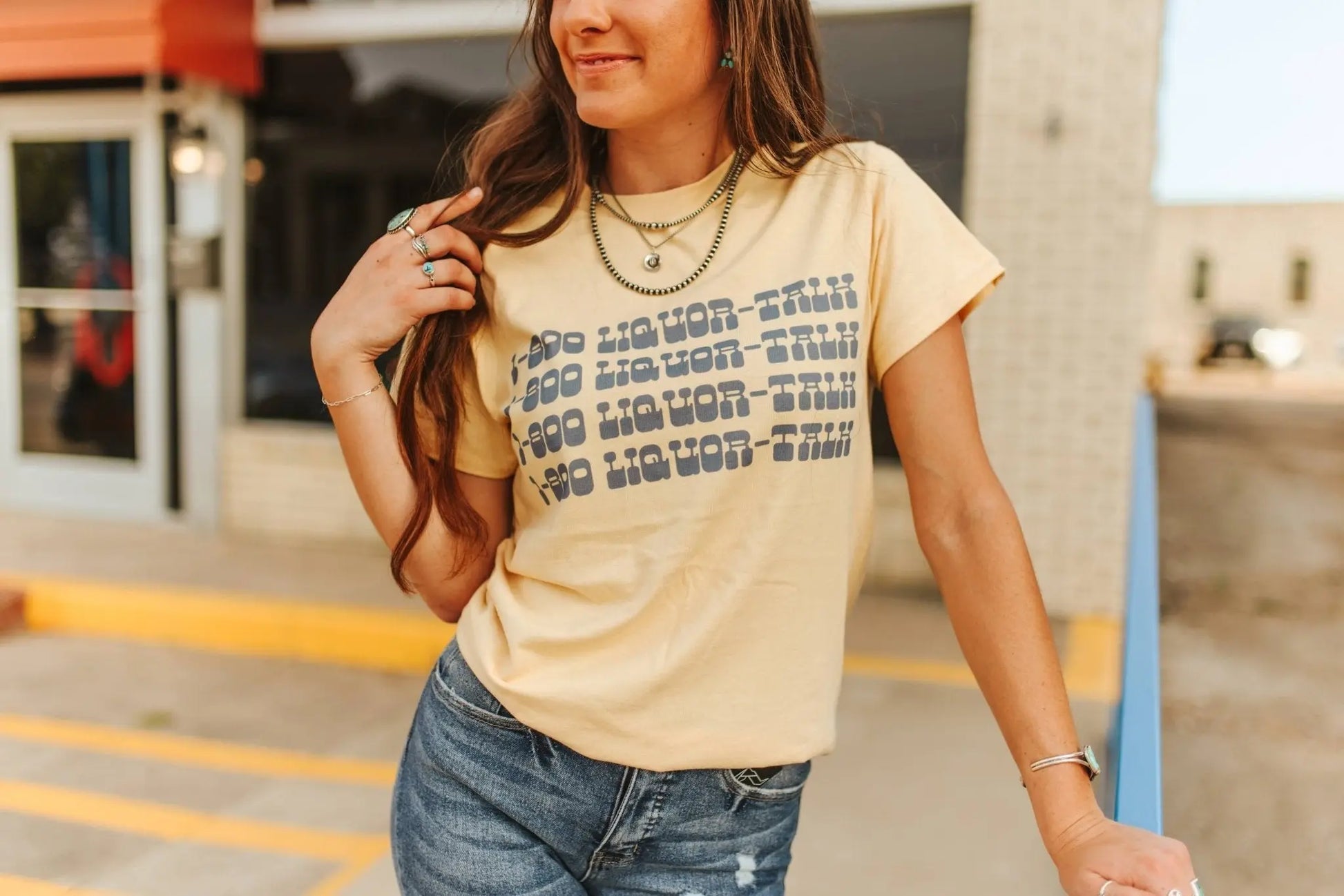 1-800-Liquour-Talk Graphic Tee Wild Junkie
