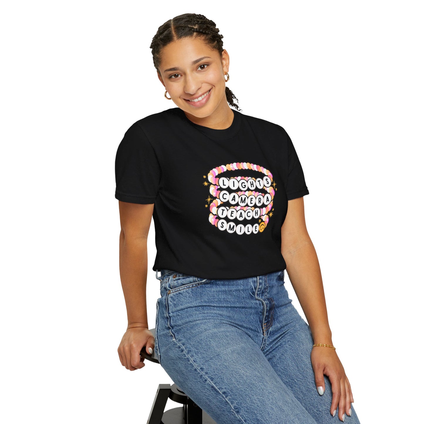 Lights Camera Teach Smile TTPD Shirt for Teachers - Latchkey