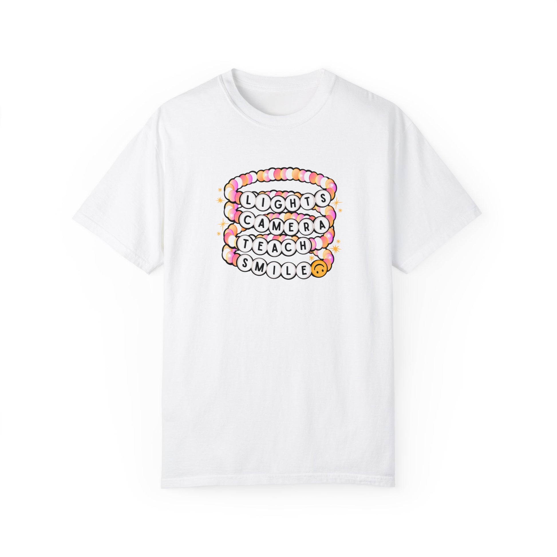 Lights Camera Teach Smile TTPD Shirt for Teachers - Latchkey