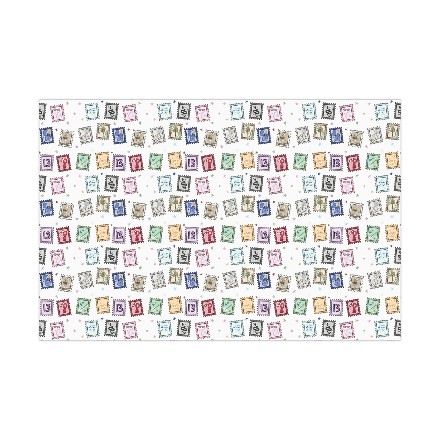 Eras Stamps Gift Wrap - Wrapping Paper Perfect Gift for Swifties