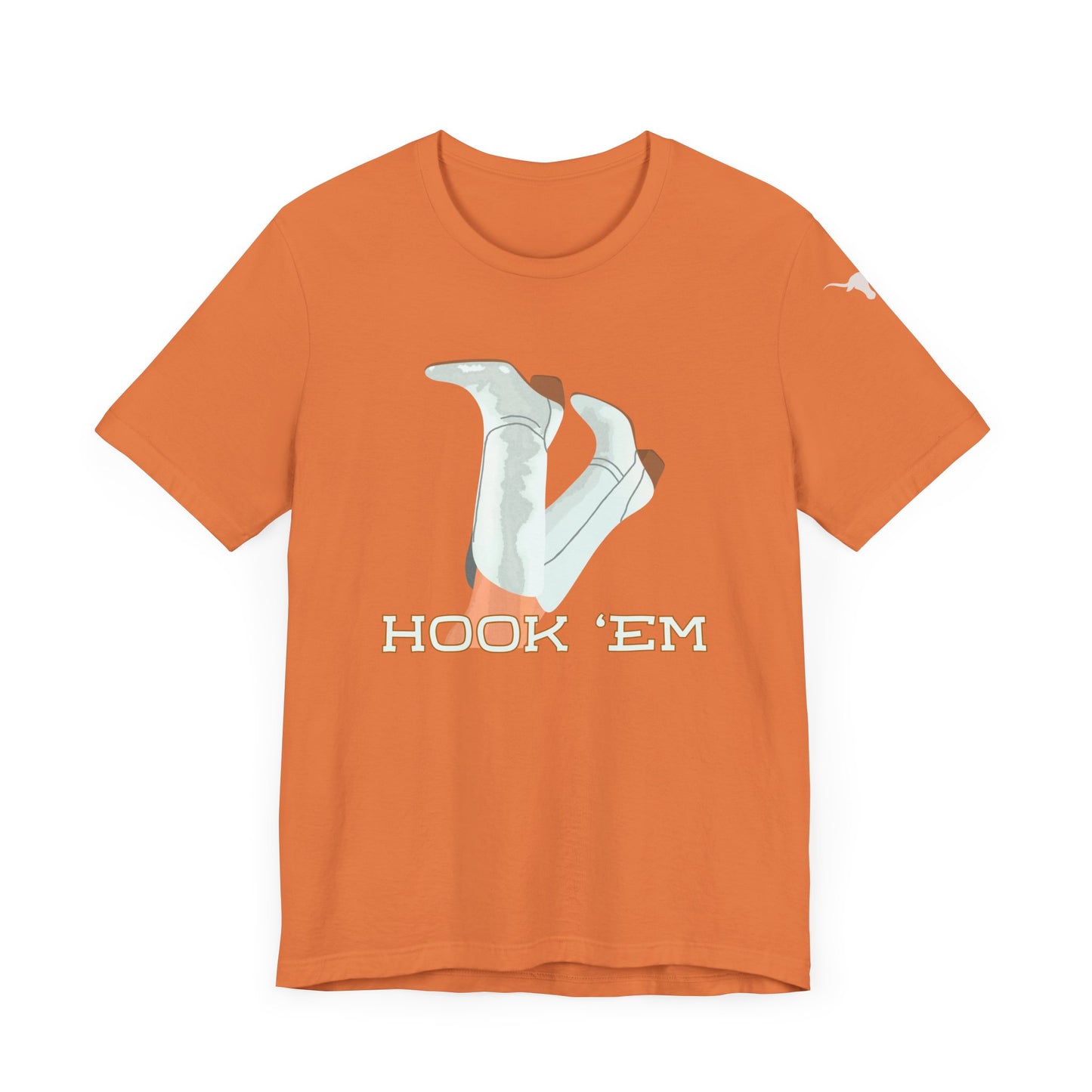 Hook Em Cowgirl Texas CrewneckTee