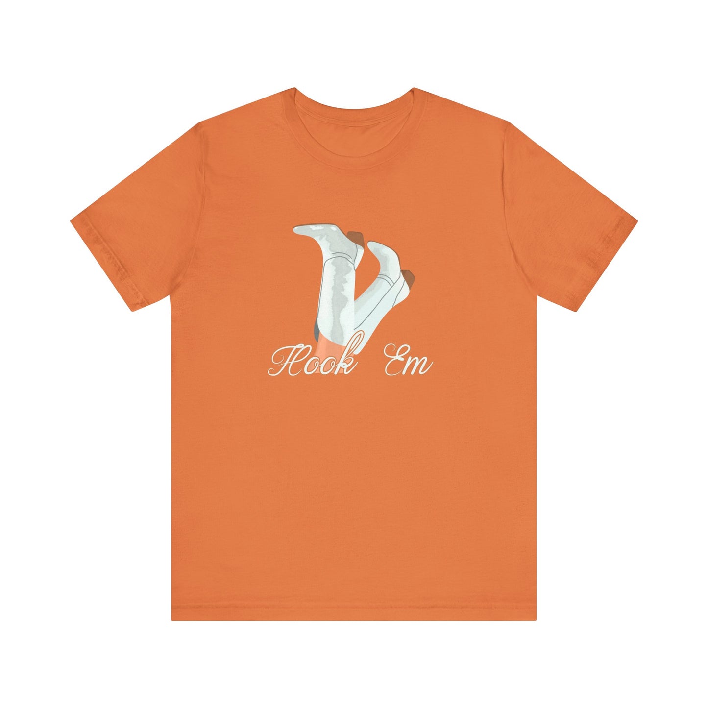 Hook Em Cowgirl Texas Unisex Jersey Tee