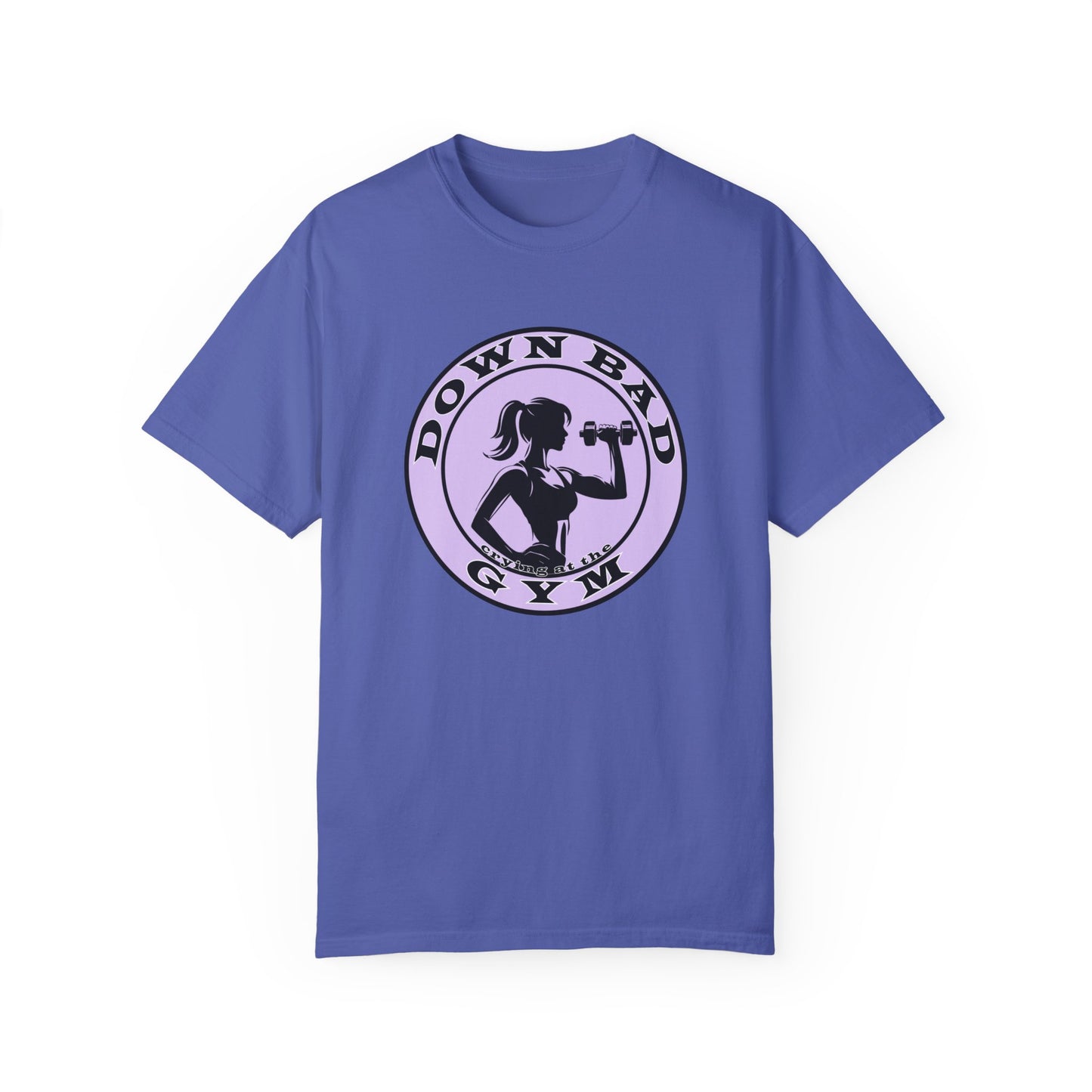Down Bad Vintage Gym Logo Garment-Dyed T-shirt