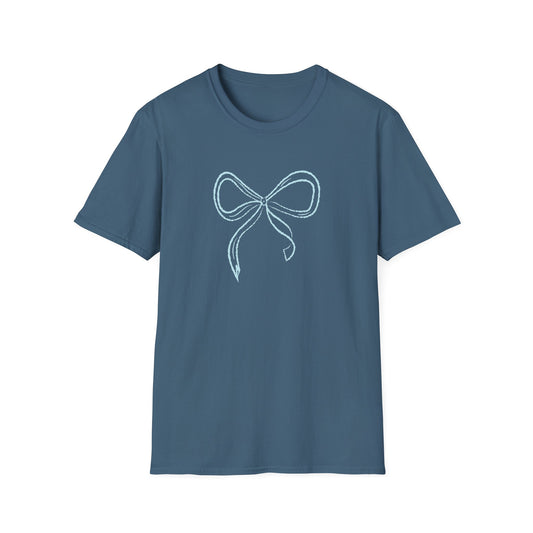 Something Blue Coquette Bow Softstyle T-Shirt