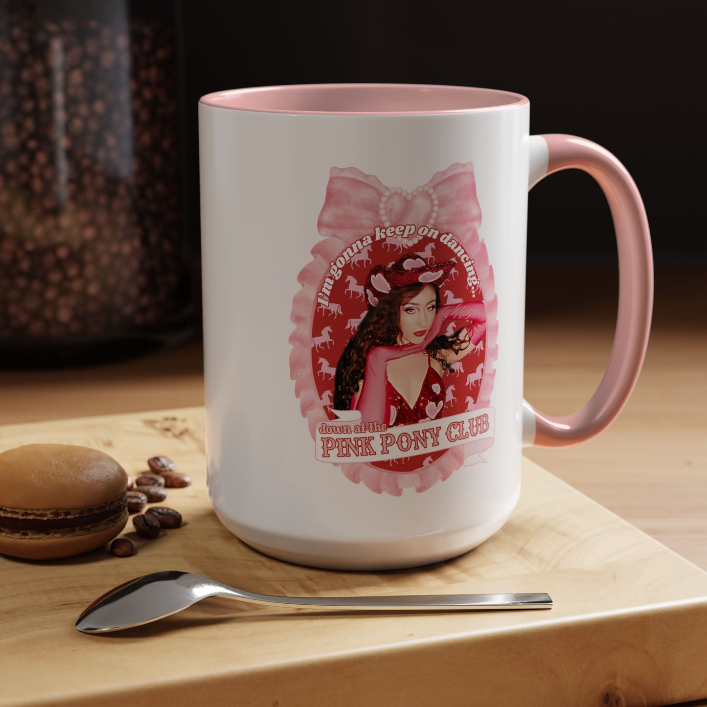 Coffee Mug - Pink Pony Club Lyrics (11 or 15oz)