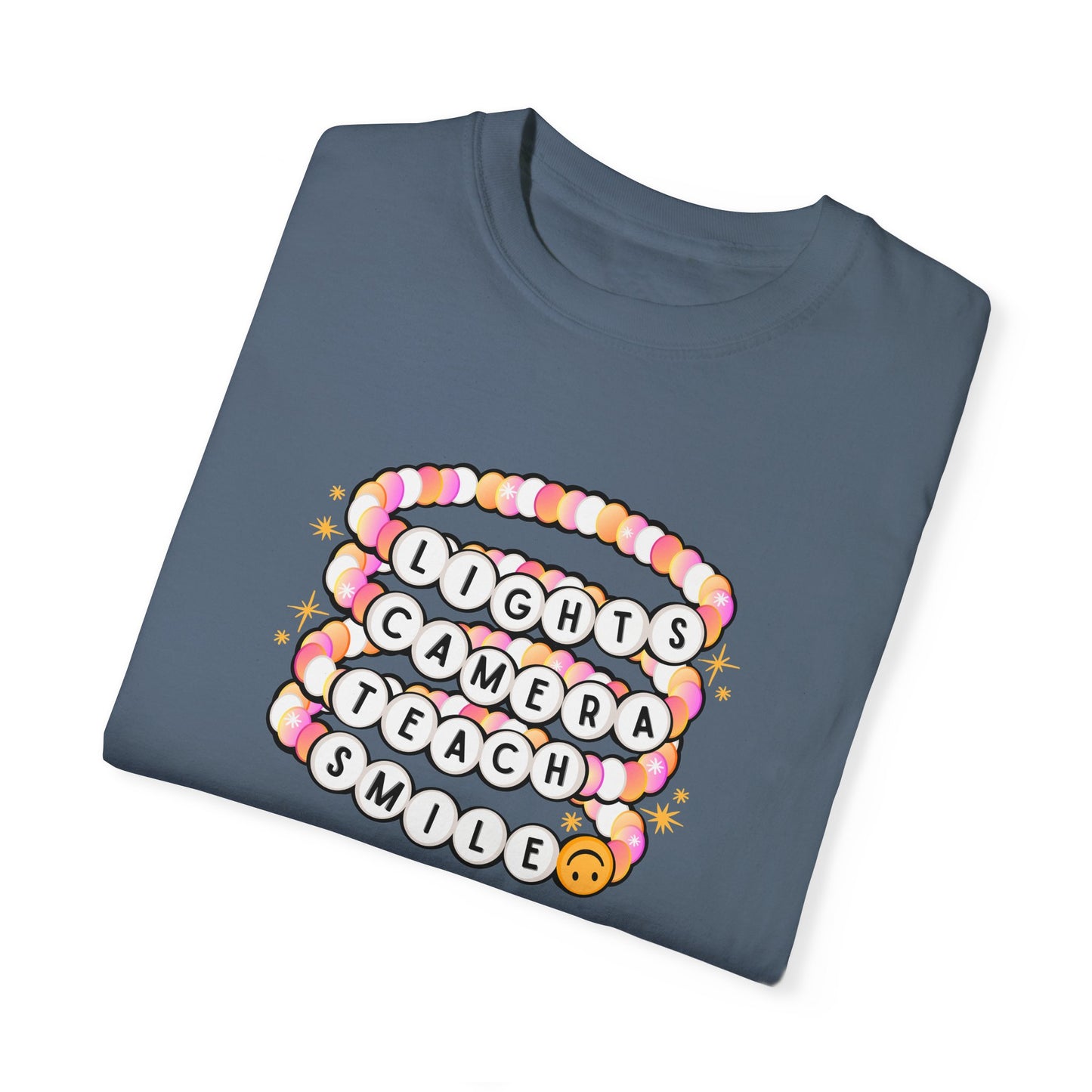 Lights Camera Teach Smile TTPD Shirt for Teachers - Latchkey