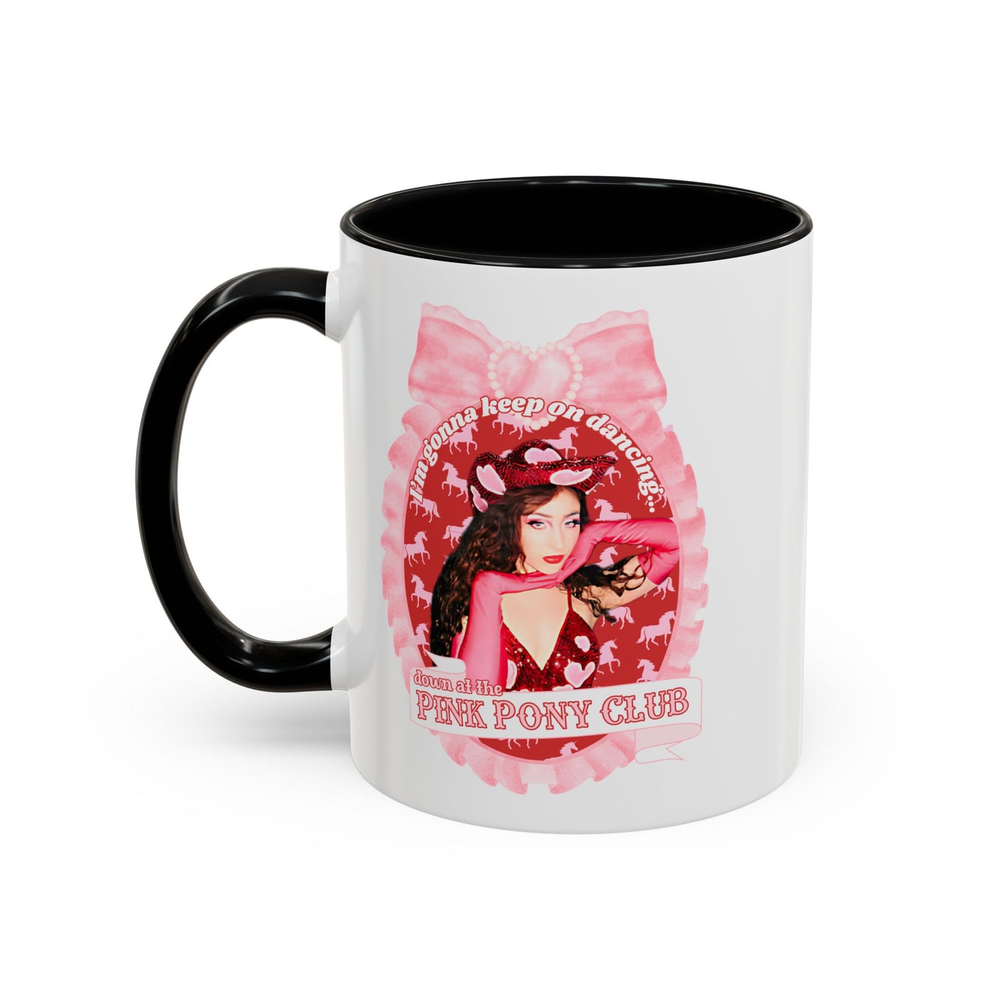 Coffee Mug - Pink Pony Club Lyrics (11 or 15oz)