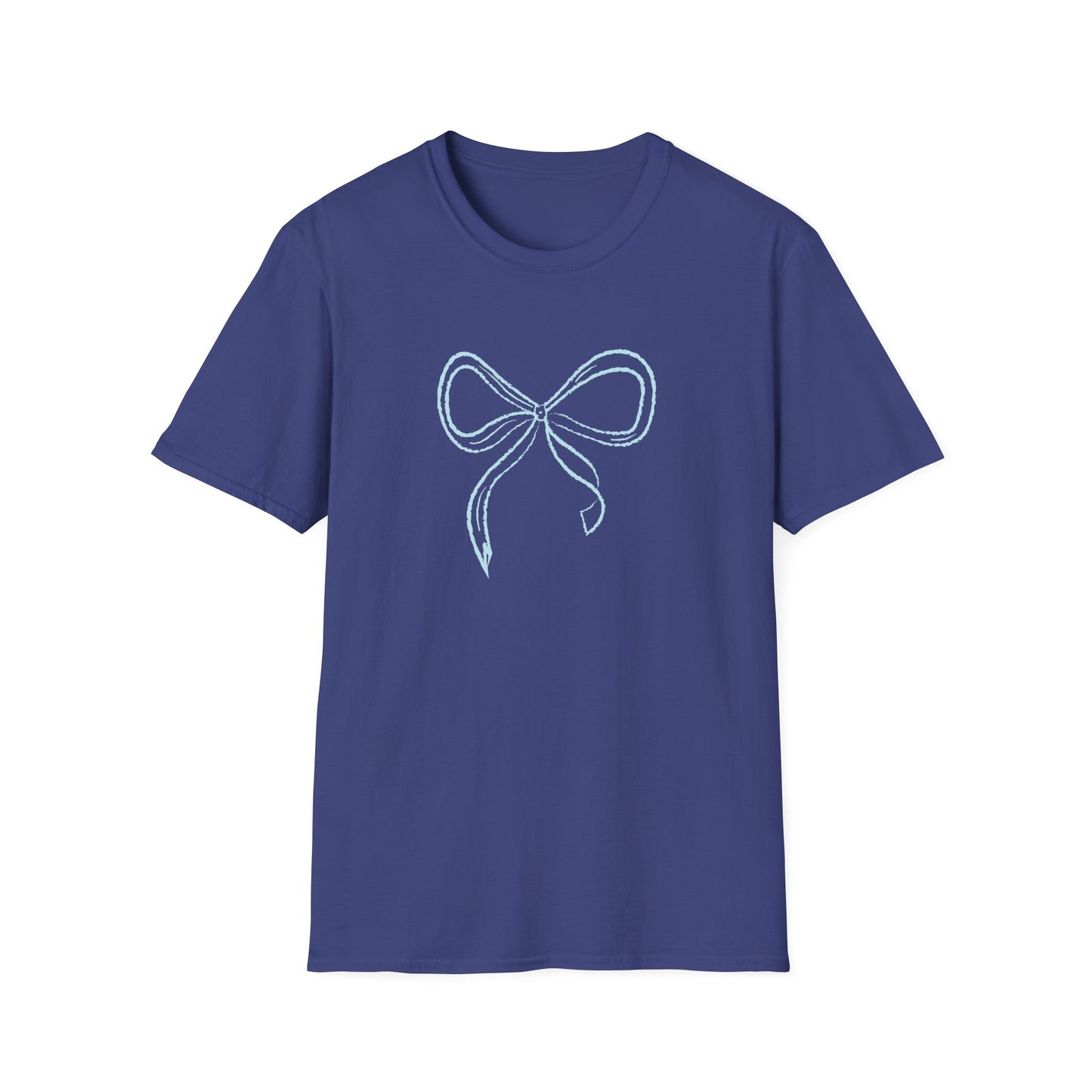 Something Blue Coquette Bow Softstyle T-Shirt