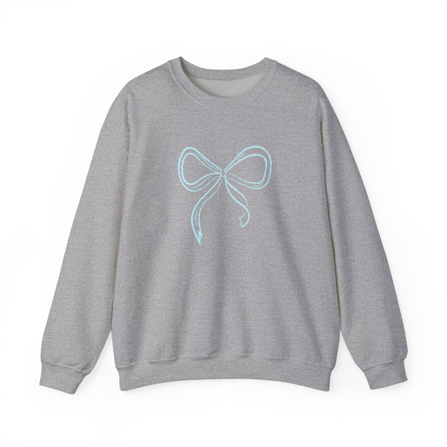 Tiffany Blue Coquette Bow Sweatshirt