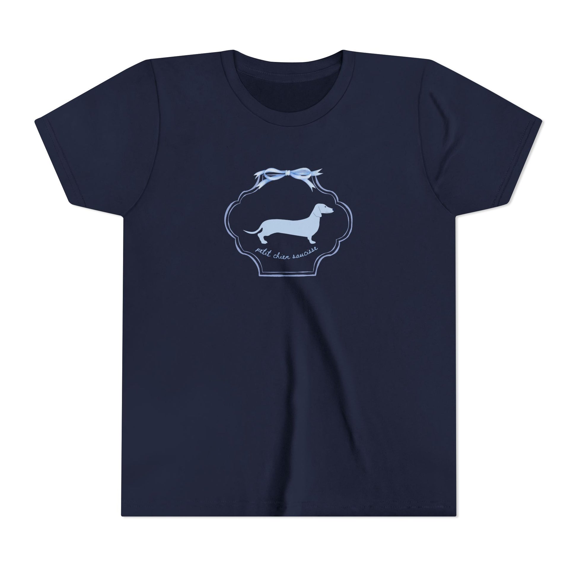 Le Petit’ Dachshund Coquette Youth Tee - Latchkey 