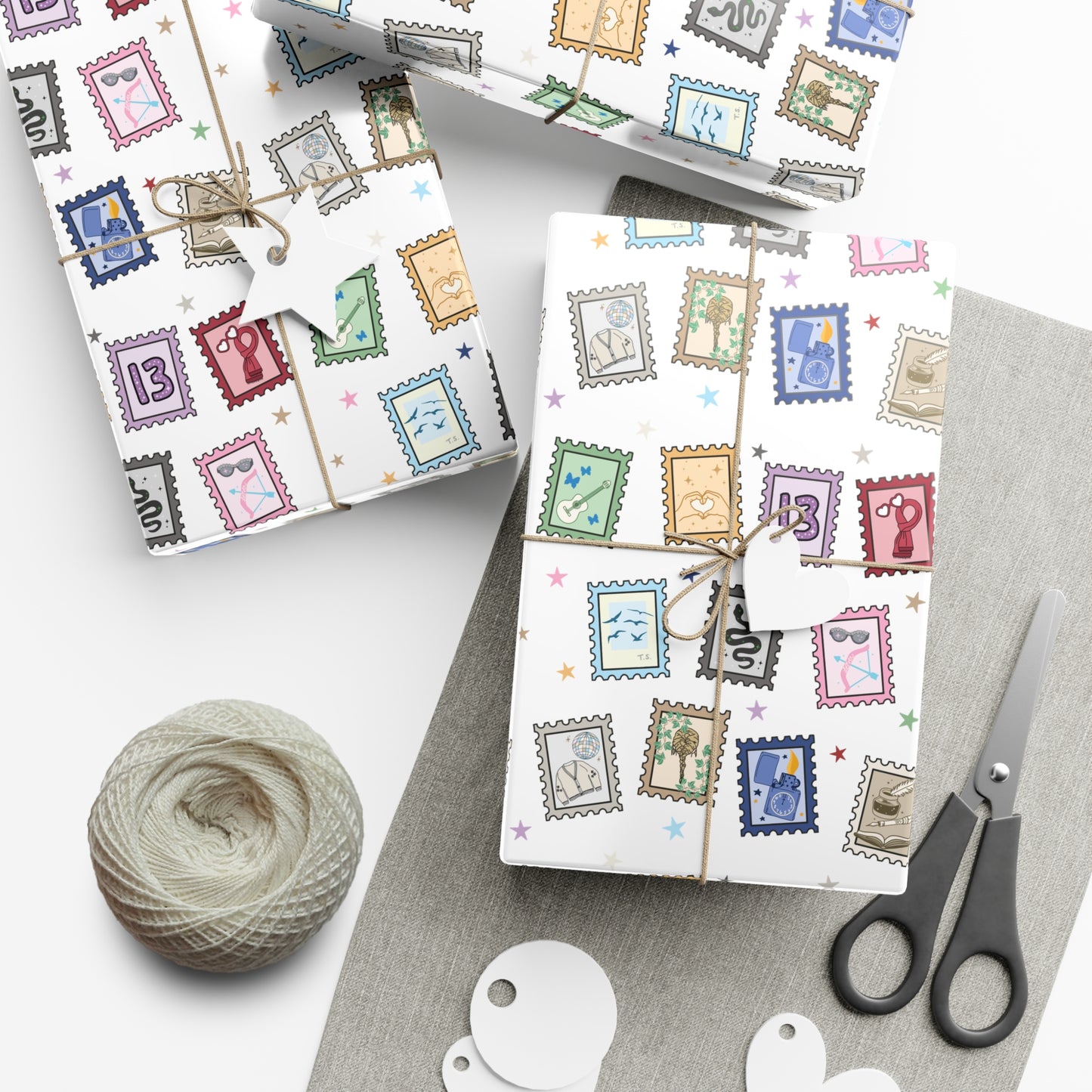 Eras Stamps Gift Wrap - Wrapping Paper Perfect Gift for Swifties