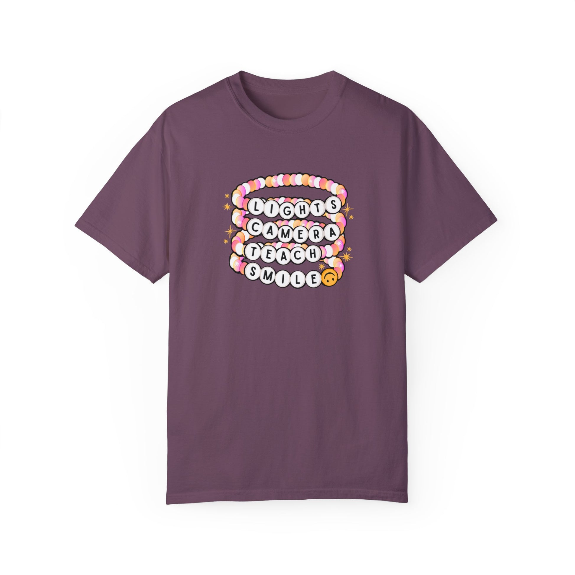 Lights Camera Teach Smile TTPD Shirt for Teachers - Latchkey