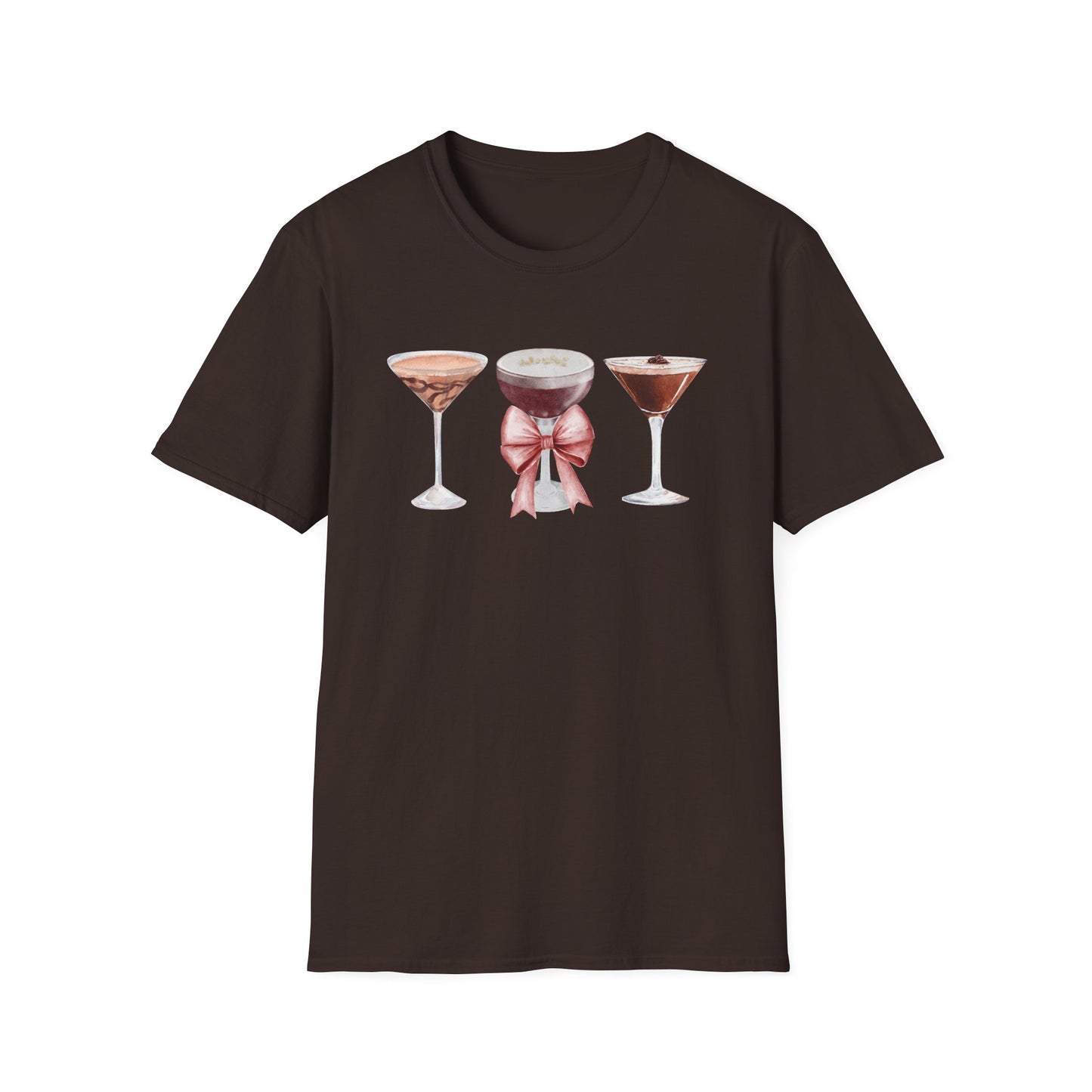 Espresso Martini Coquette Bow Softstyle T-Shirt