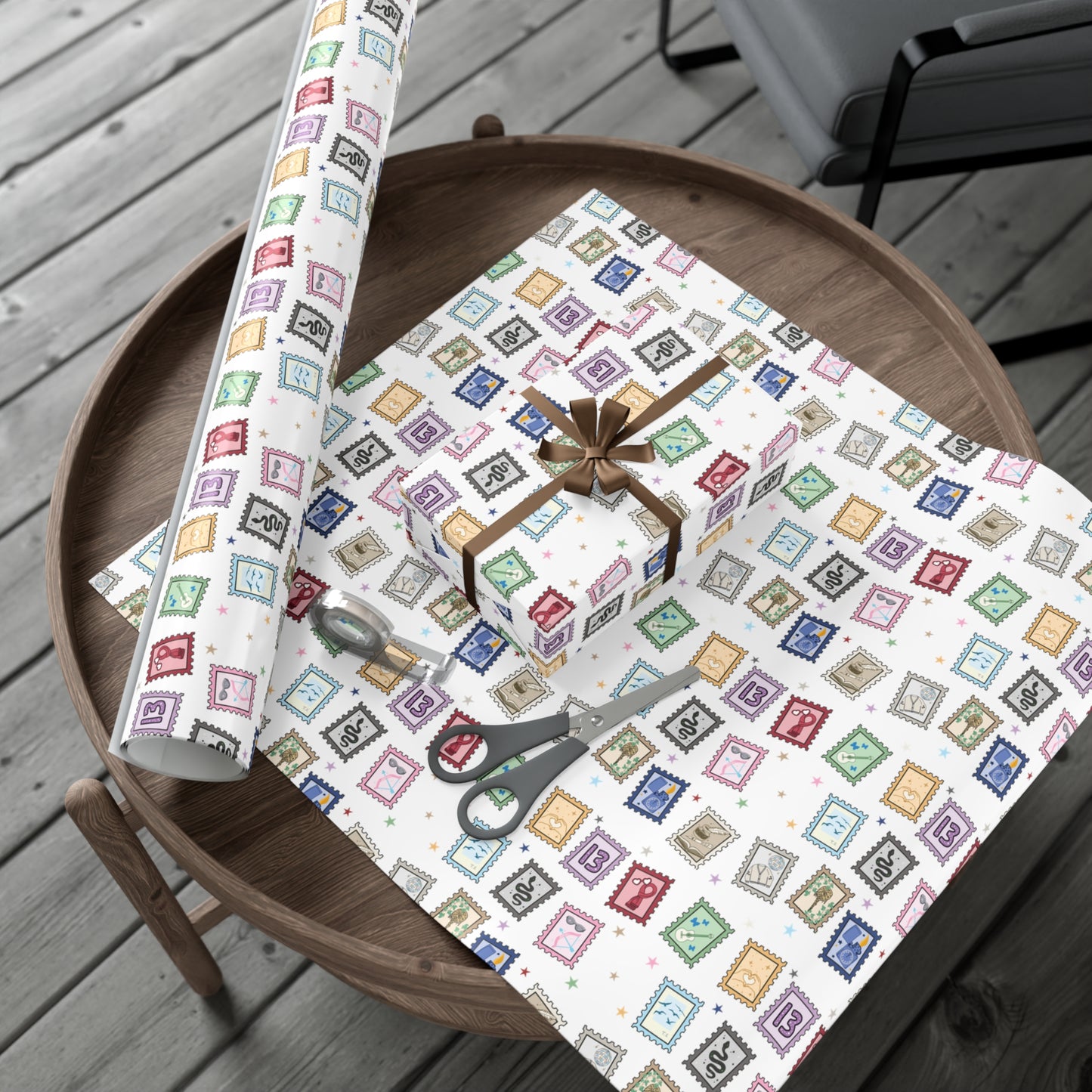 Eras Stamps Gift Wrap - Wrapping Paper Perfect Gift for Swifties