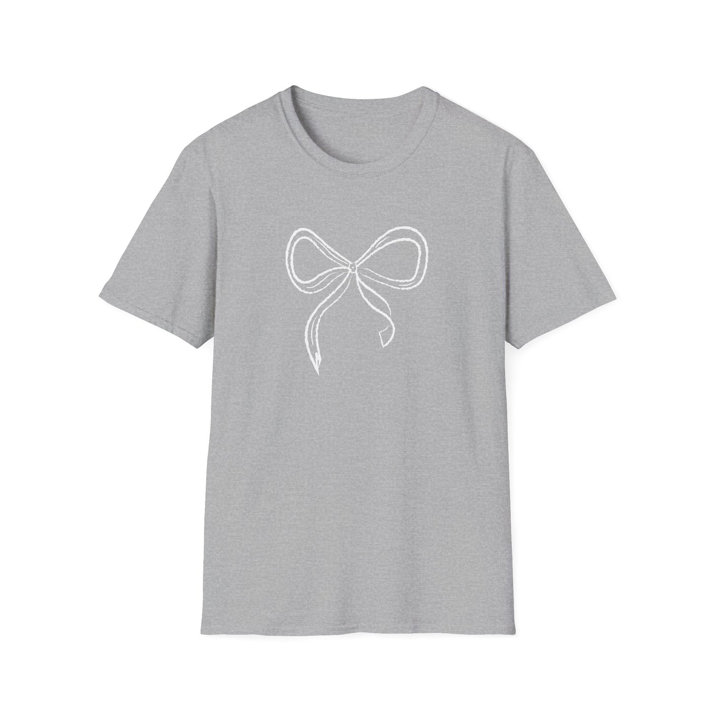 Coquette Bow Softstyle T-Shirt for Valentines and Brides