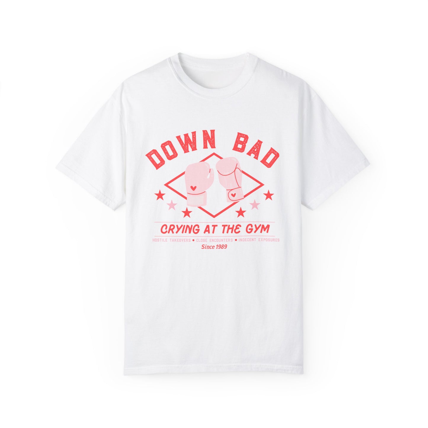 Down Bad Boxing Gloves Garment-Dyed T-shirt