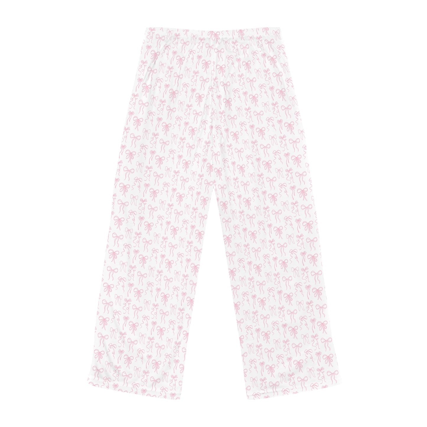 Pretty in Pink Coquette Bow Patterned Women's Pajama Pants