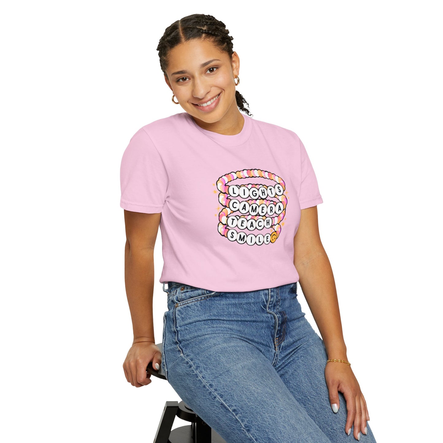 Lights Camera Teach Smile TTPD Shirt for Teachers - Latchkey