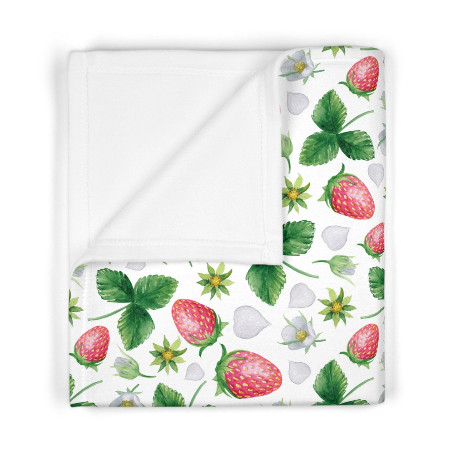 Berry Sweet Soft Fleece Baby Blanket