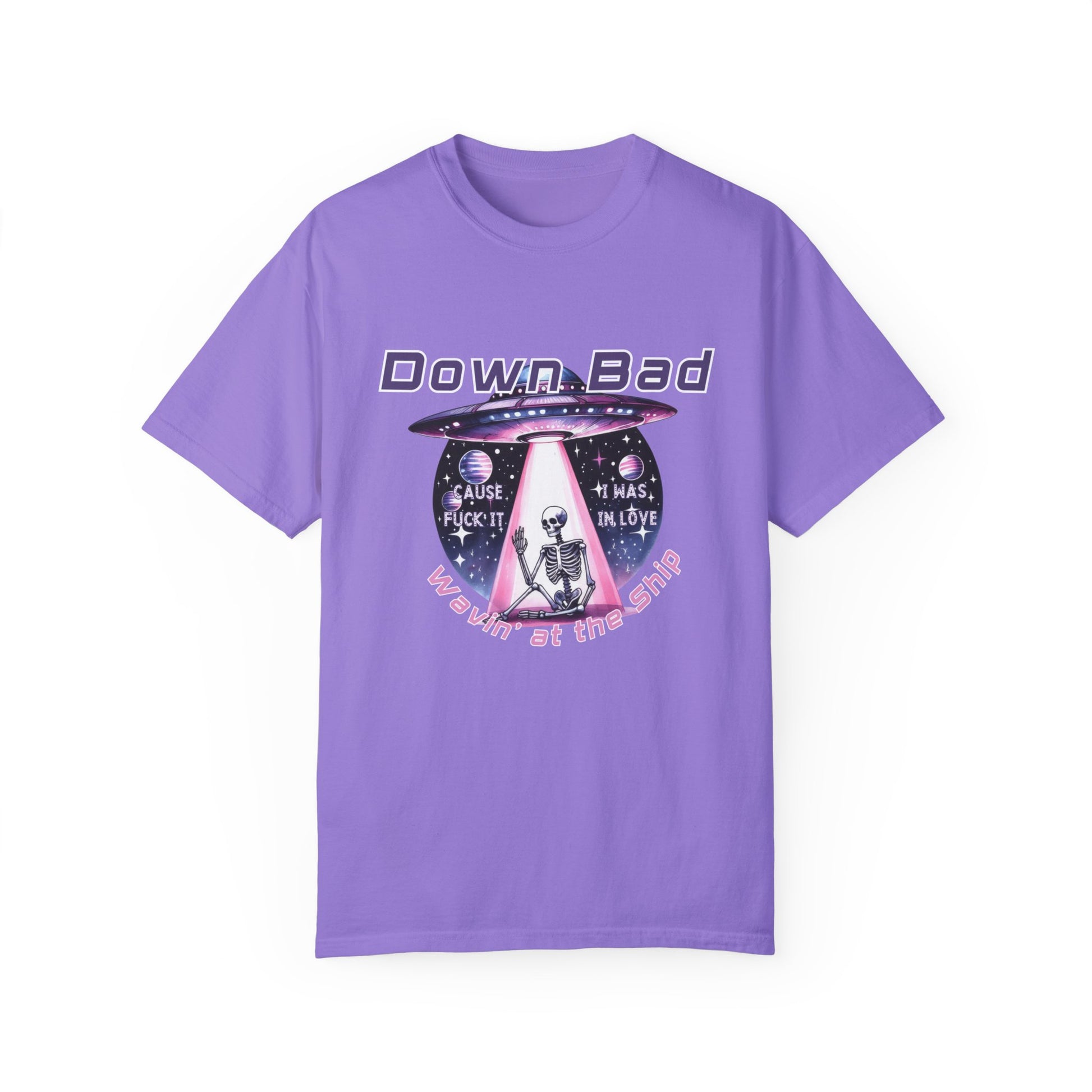 Down Bad Waving at the Ship Garment-Dyed T-shirt - Latchkey