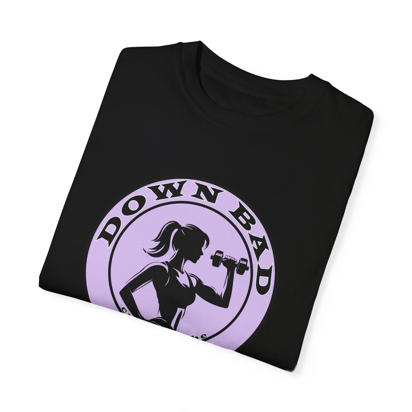 Down Bad Vintage Gym Logo Garment-Dyed T-shirt