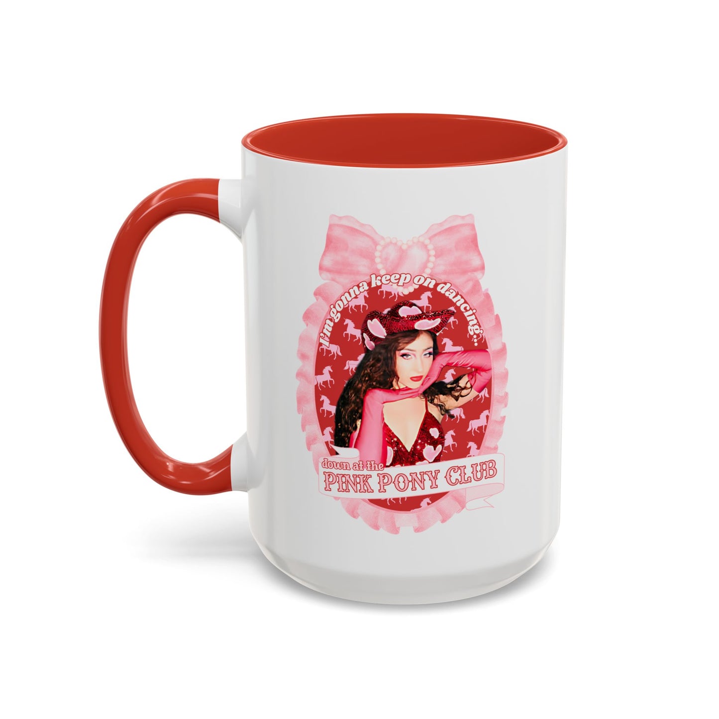 Coffee Mug - Pink Pony Club Lyrics (11 or 15oz)