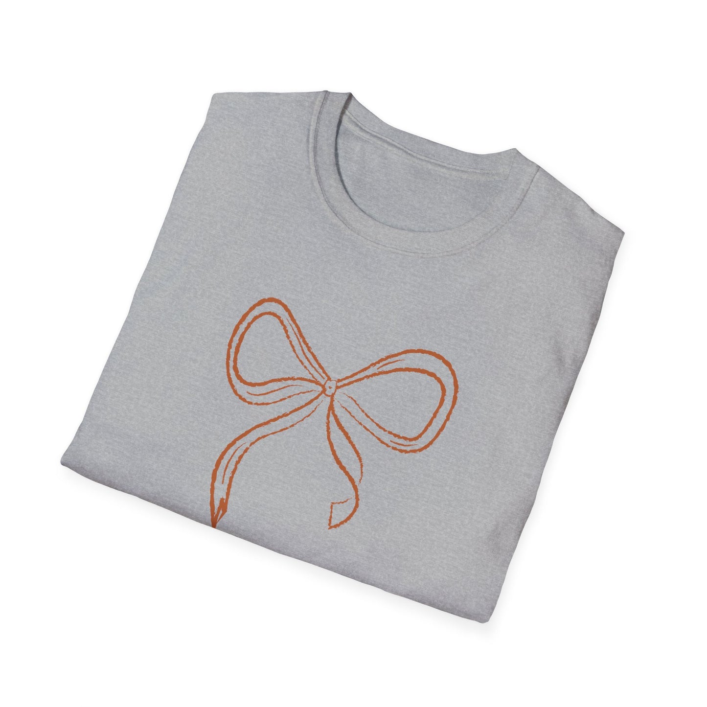 Longhorn Coquette Bow Softstyle T-Shirt