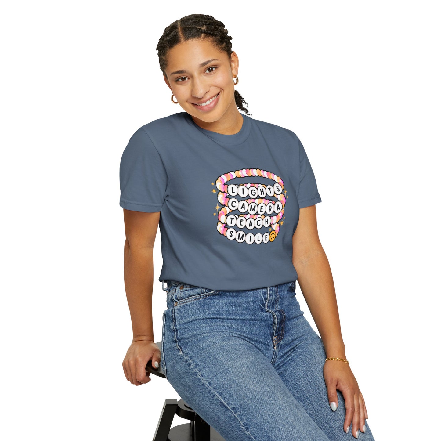 Lights Camera Teach Smile TTPD Shirt for Teachers - Latchkey