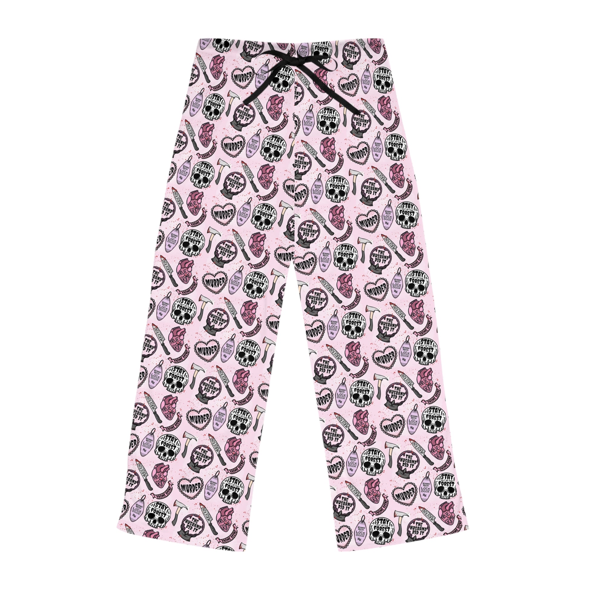 True Crime Junkie Pajama Pants Printify