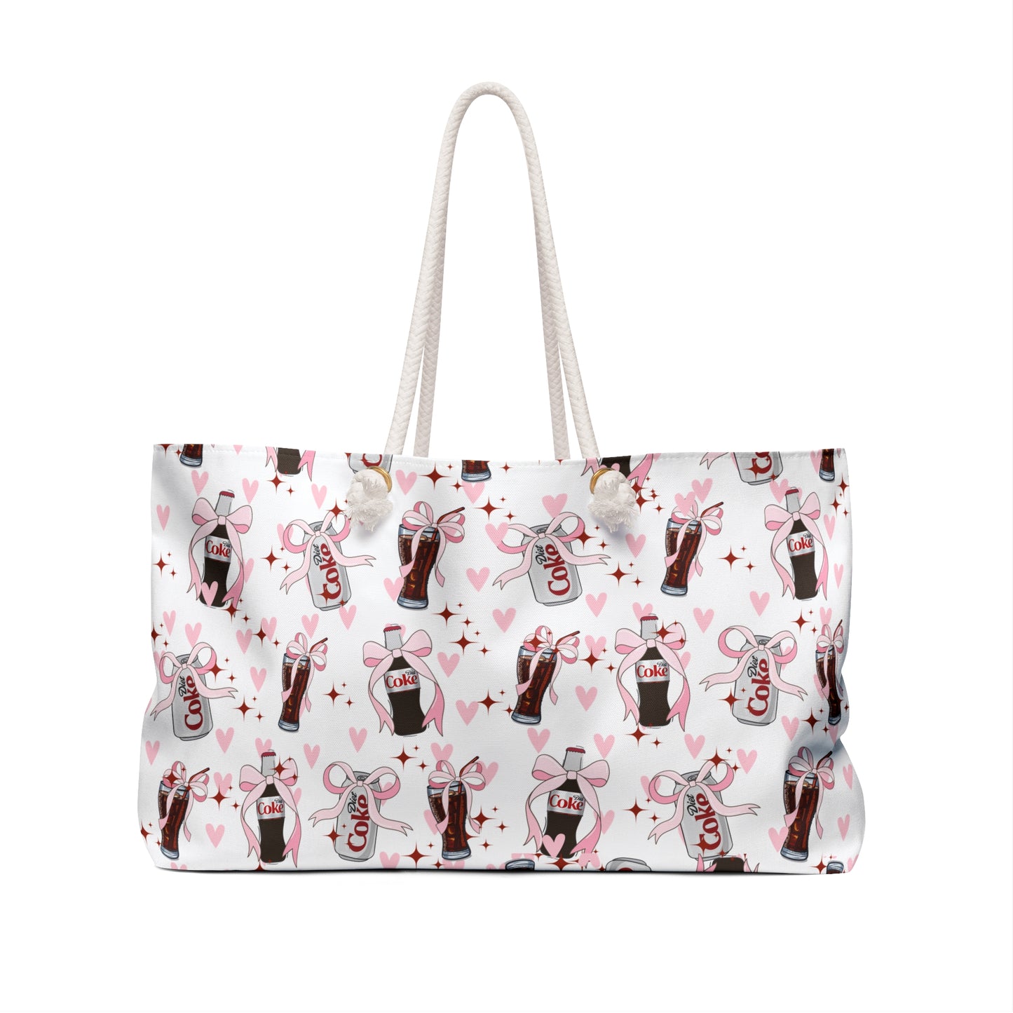 Weekender Bag - Diet Coke Coquette Bow Print