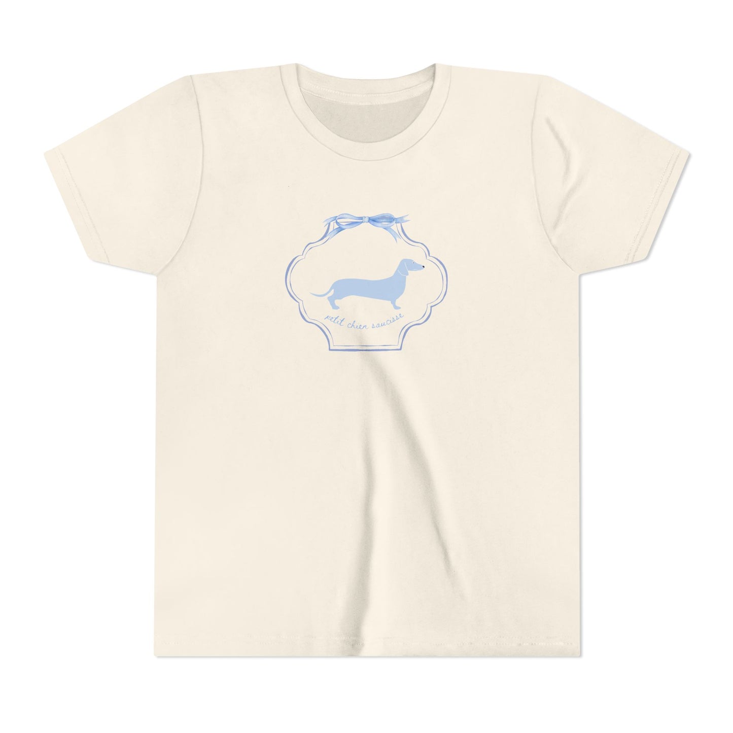 Le Petit’ Dachshund Coquette Youth Tee - Latchkey 