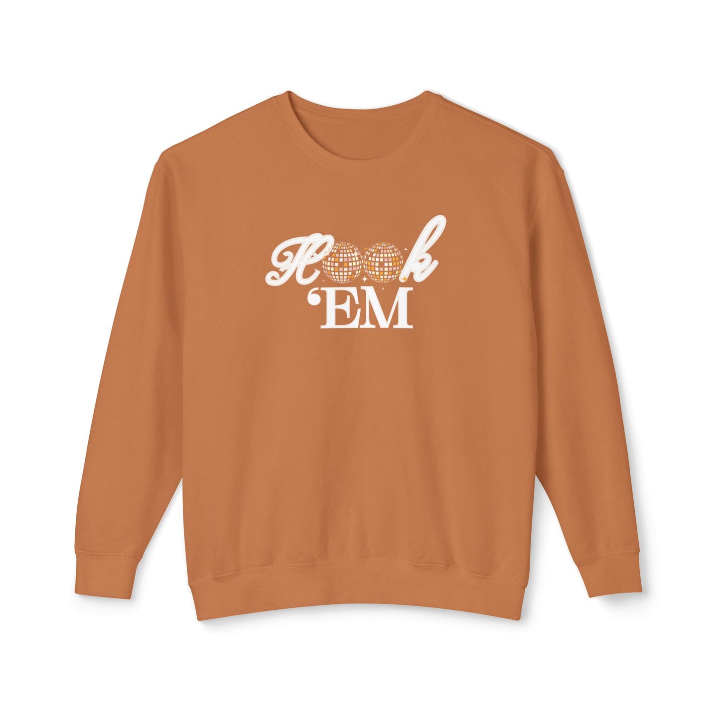 Texas Longhorn Disco Ball Crewneck Sweatshirt