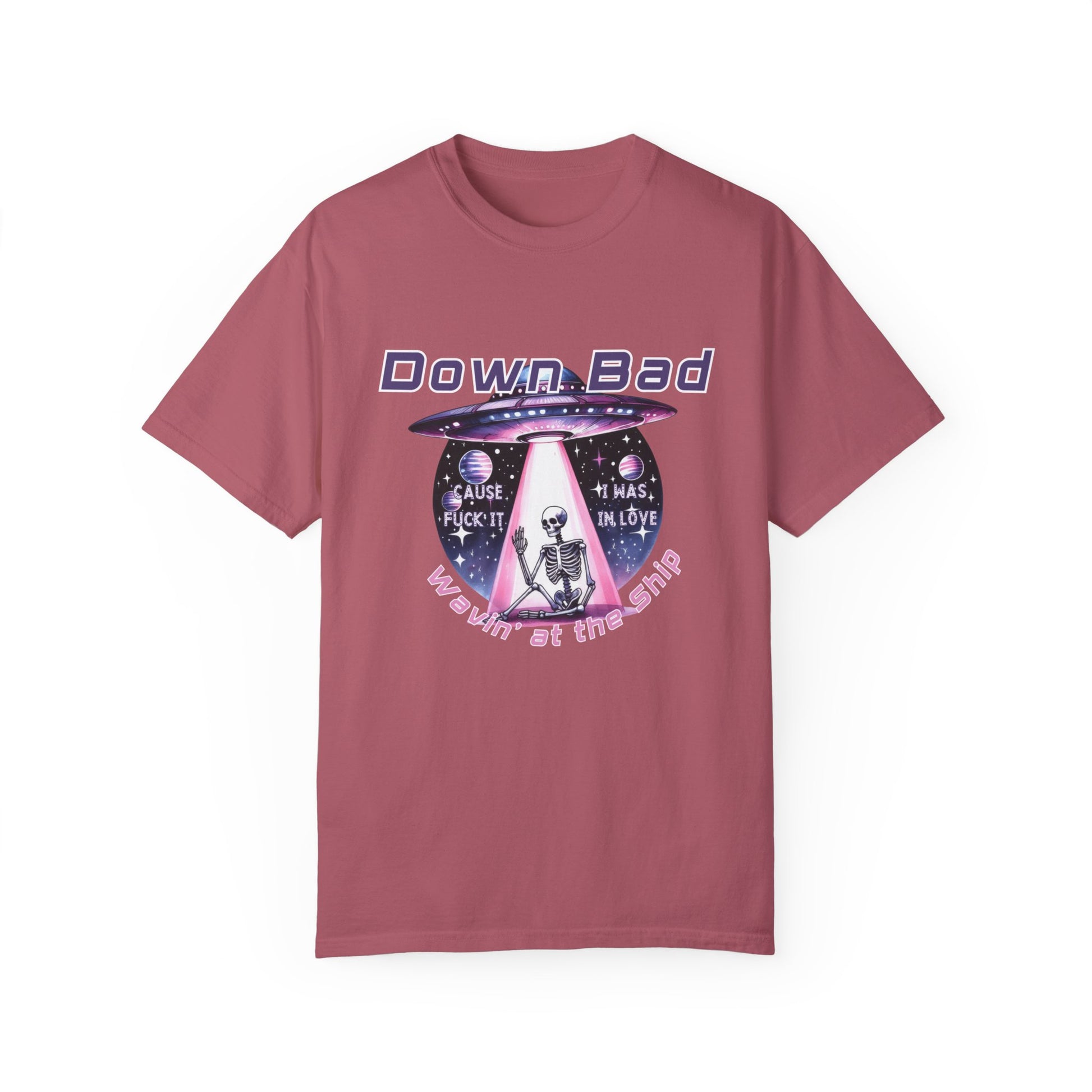 Down Bad Waving at the Ship Garment-Dyed T-shirt - Latchkey