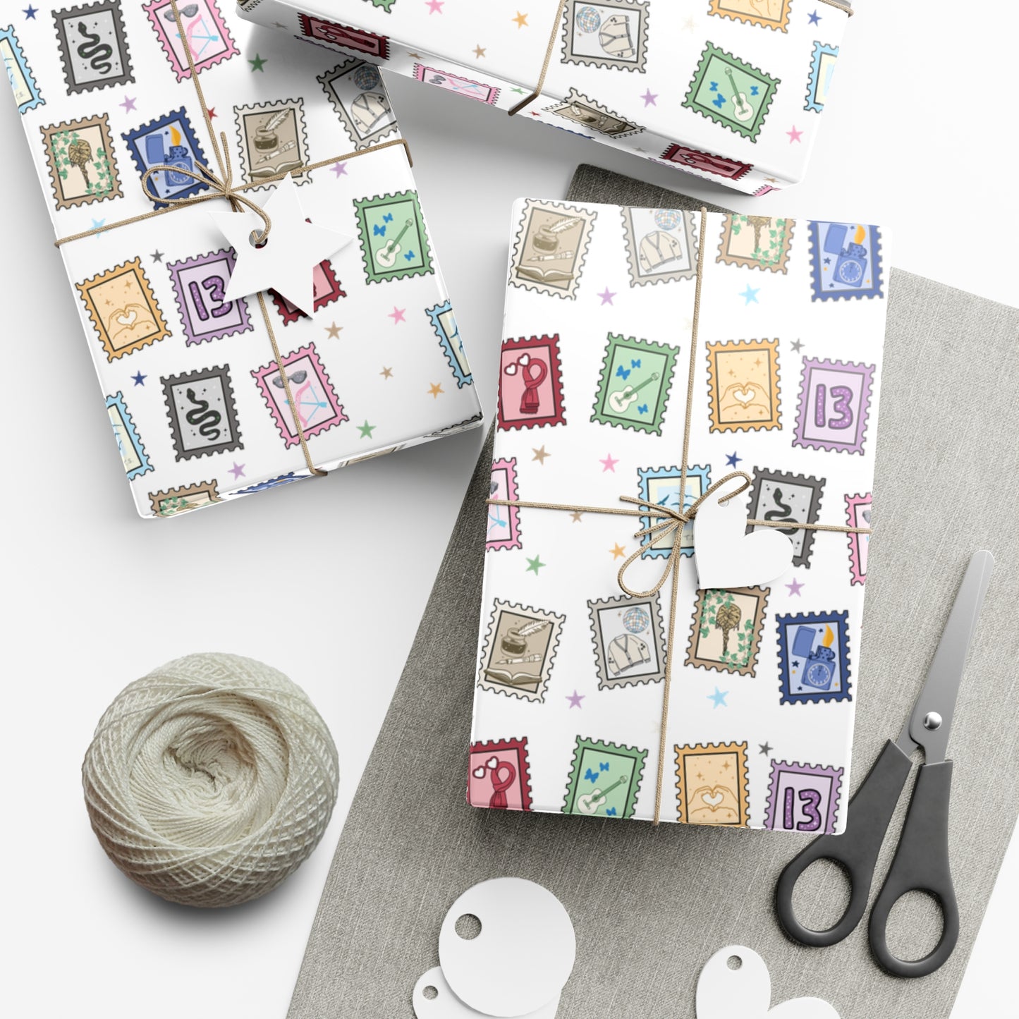 Eras Stamps Gift Wrap - Wrapping Paper Perfect Gift for Swifties