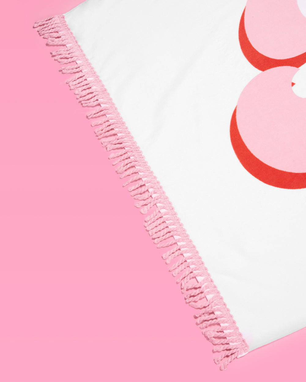 Bride Beach Towel - fringe cotton towel